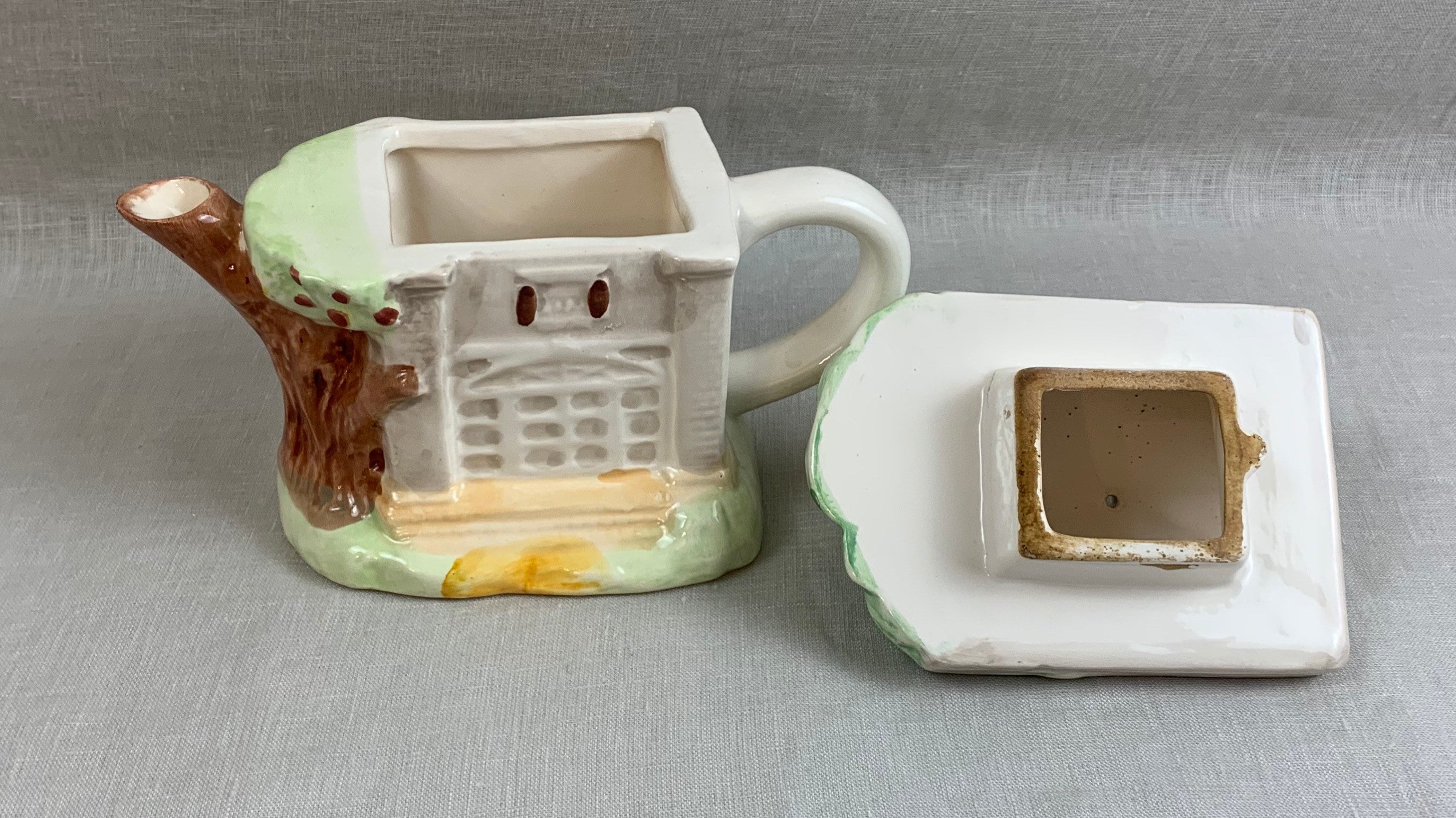 Vintage Treehouse Collectible Teapot