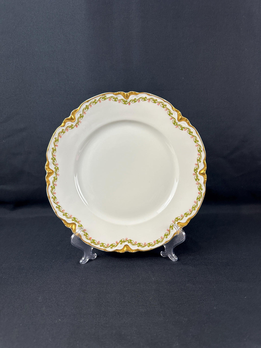 5 Haviland Clover Leaf Dinner Plates