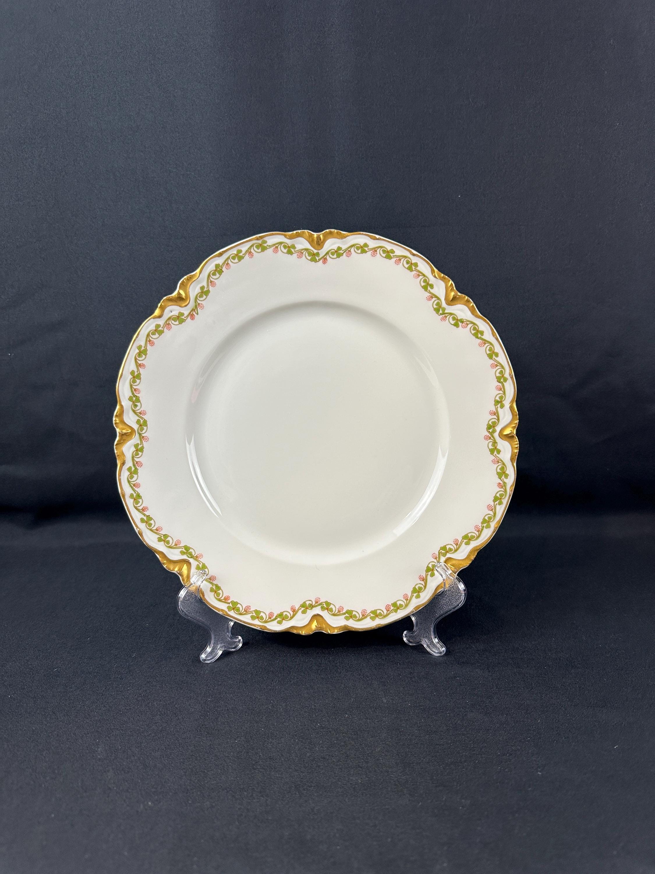 5 Haviland Clover Leaf Dinner Plates