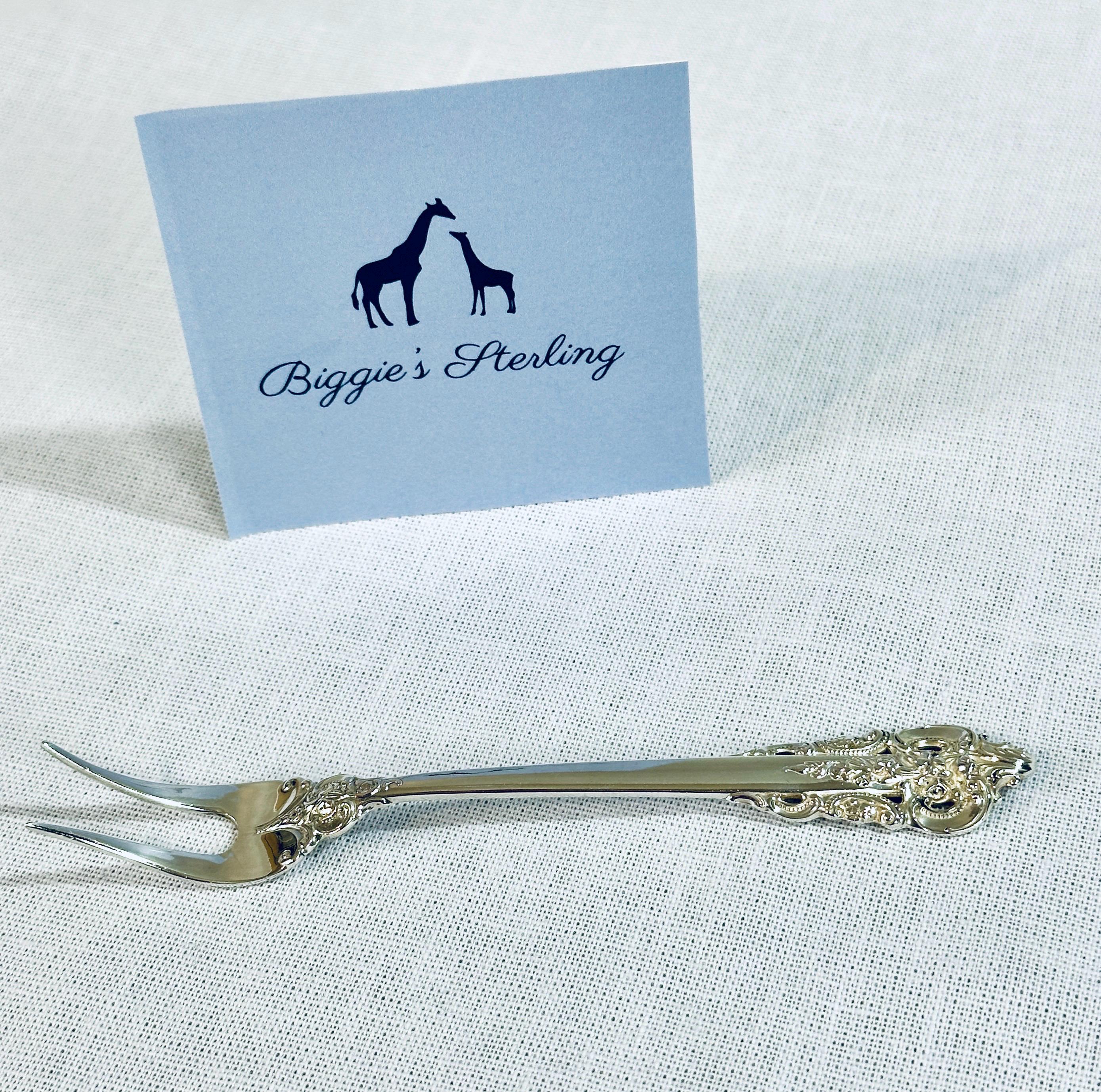 Wallace Grande Baroque Sterling Serving Fork