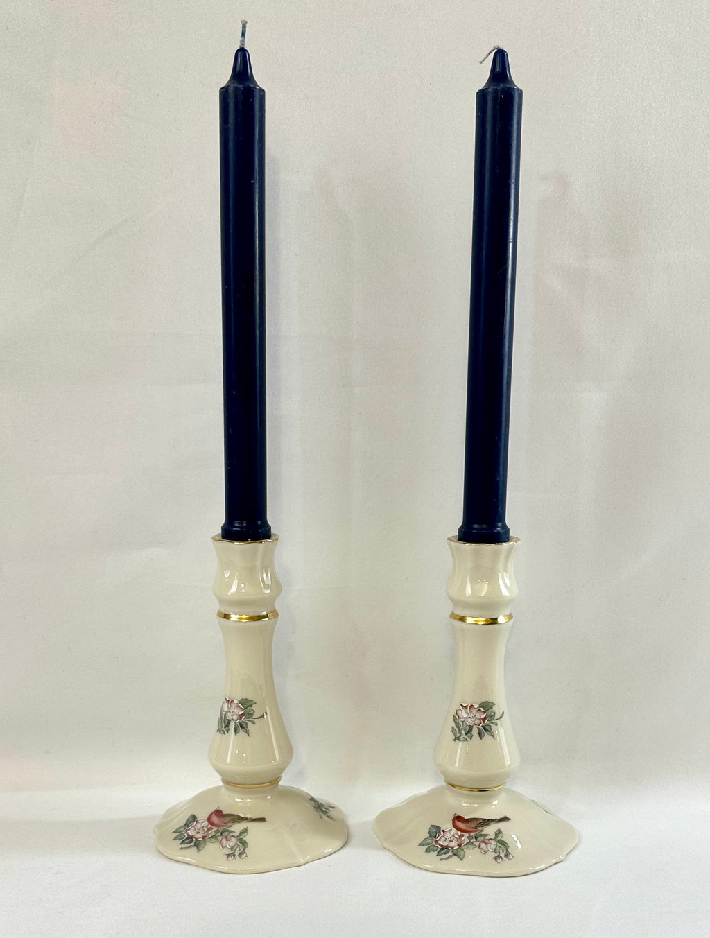 Pair of Lenox Serenade Candlesticks