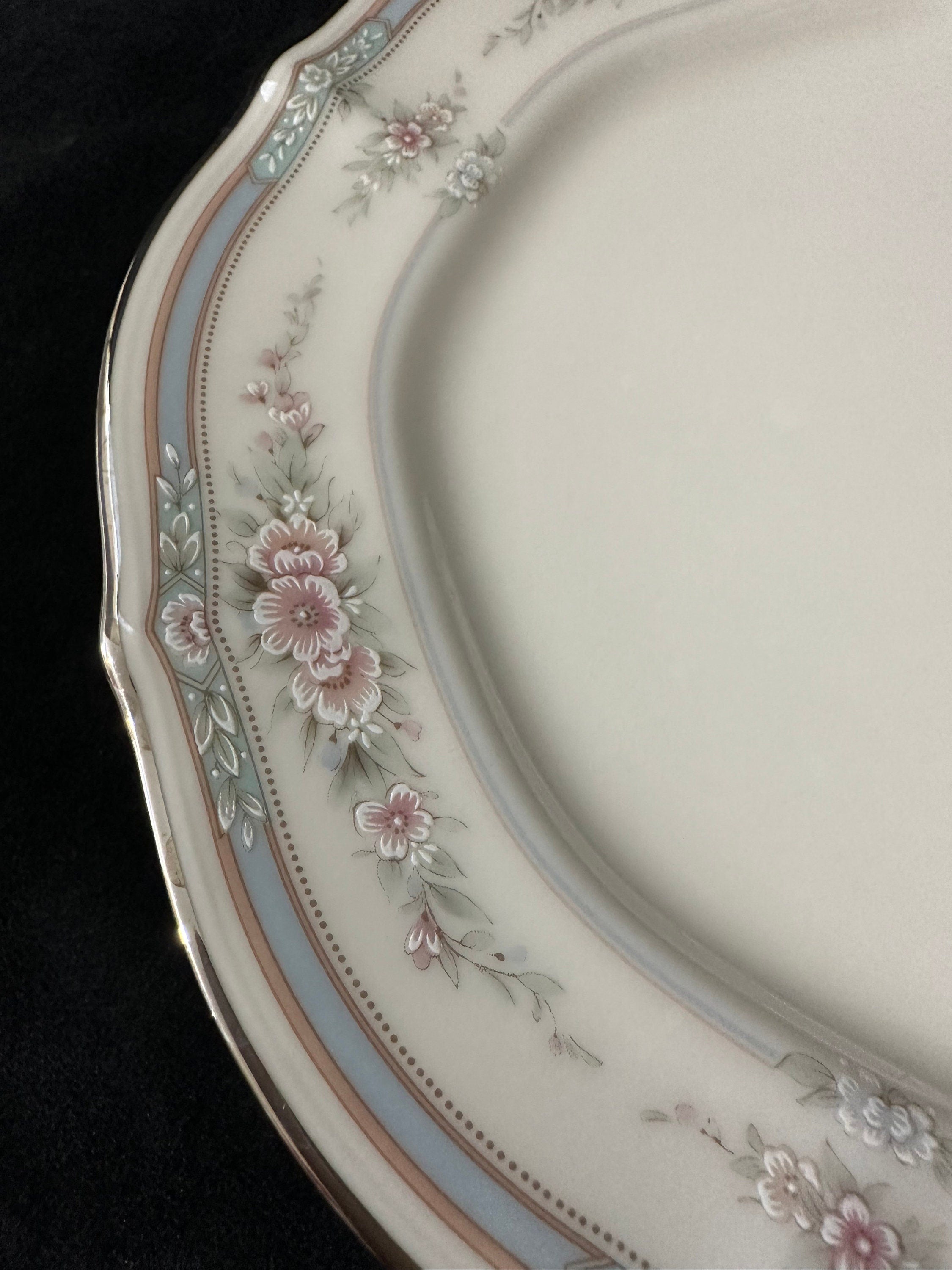 4 Noritake Rothschild Salad Plates