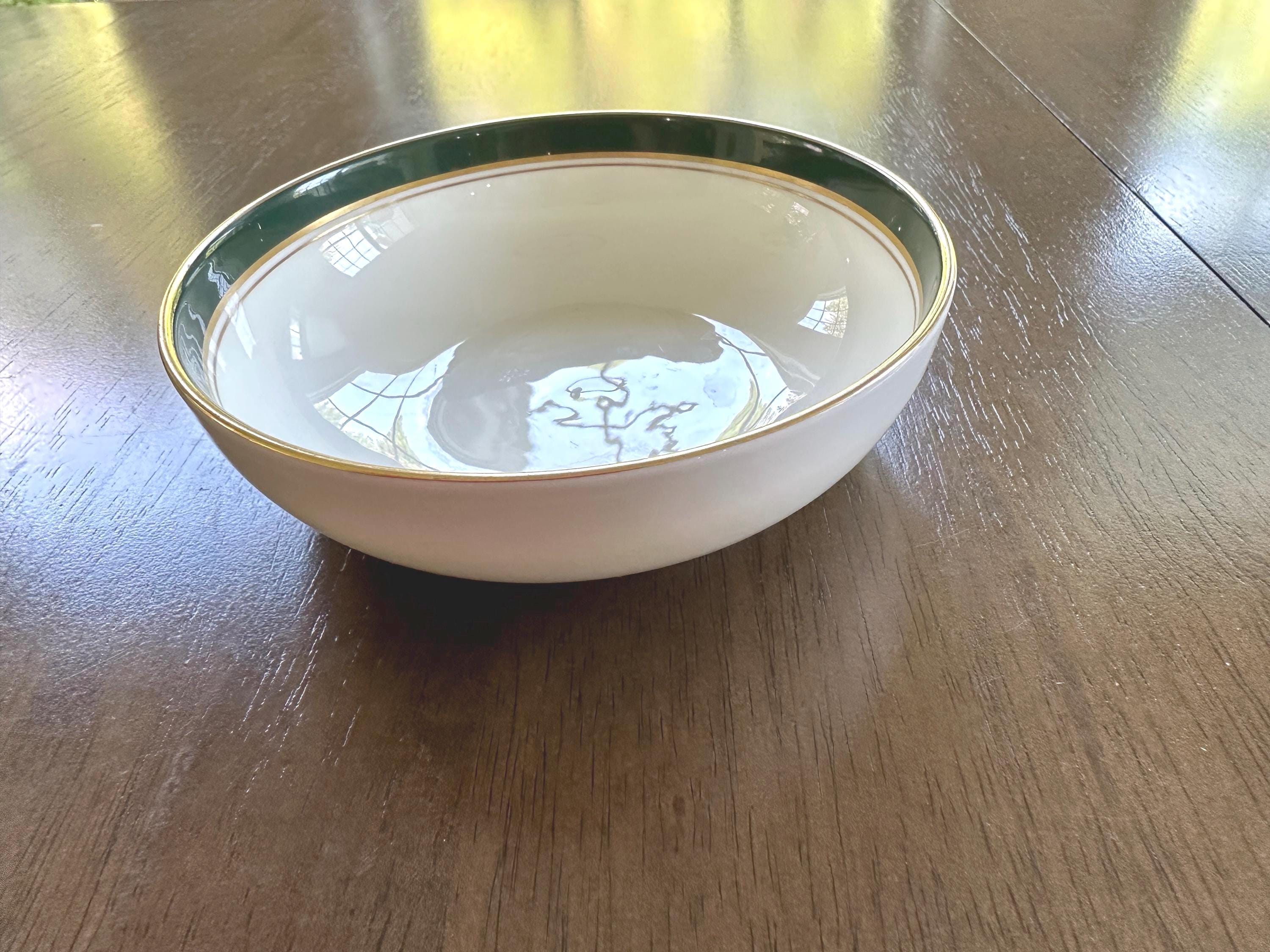 Royal Worcester Howard Leather Green Fruit Bowl