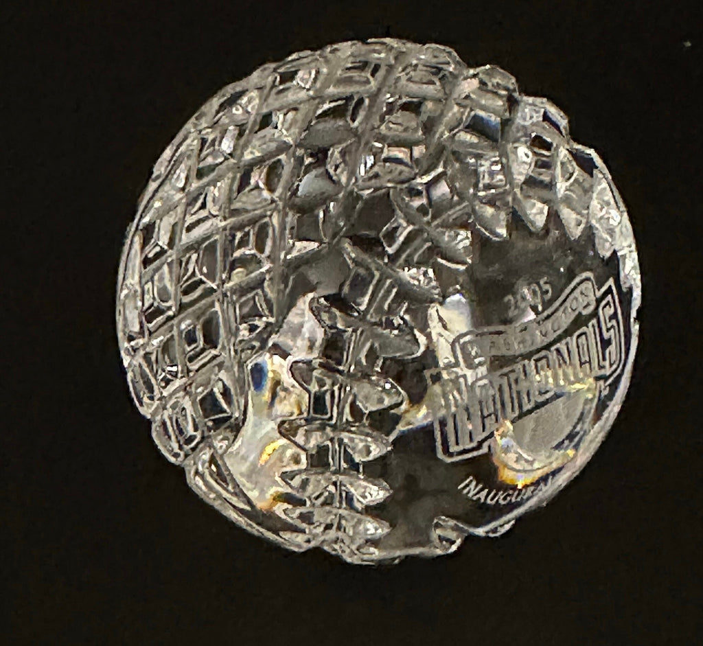 Waterford Crystal Washington Nationals Baseball Paperweight 2005