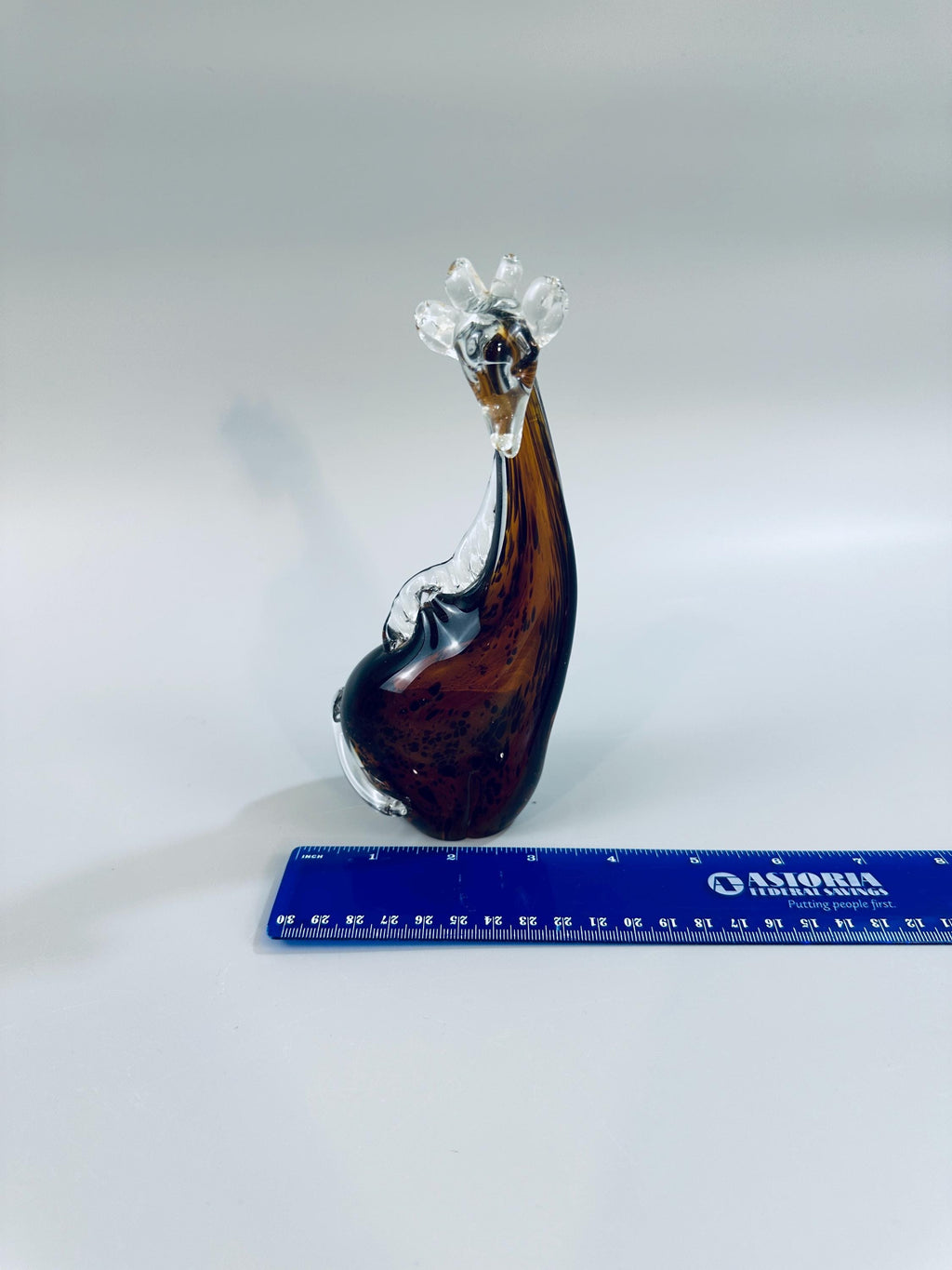 Hand Blown Glass Giraffe Figurine by Dynasty Gallery