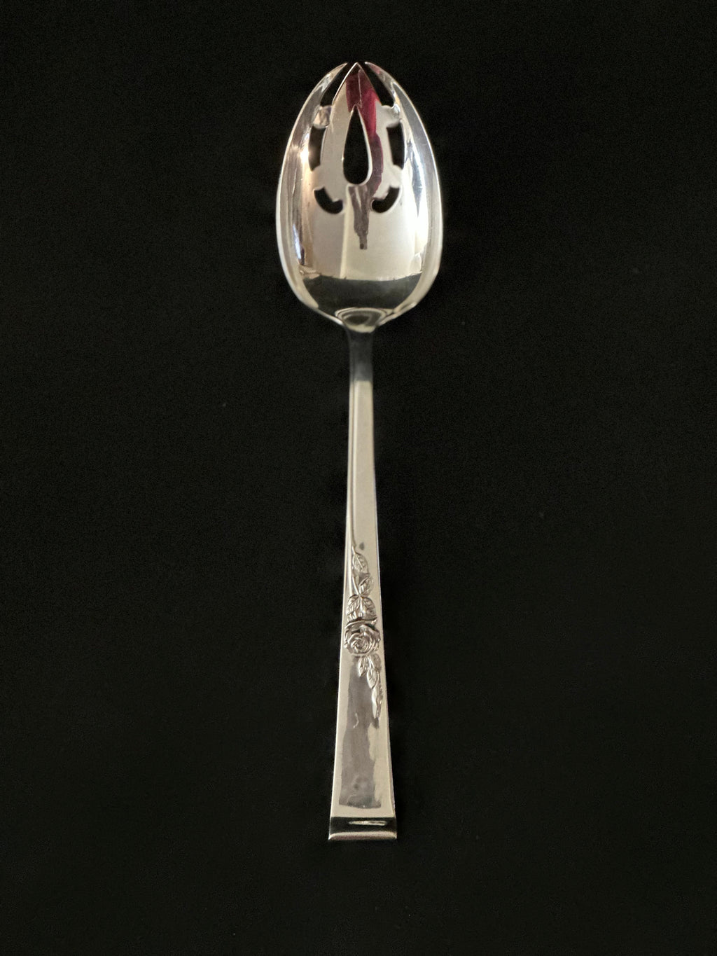 Reed and Barton Classic Rose Serving Spoon