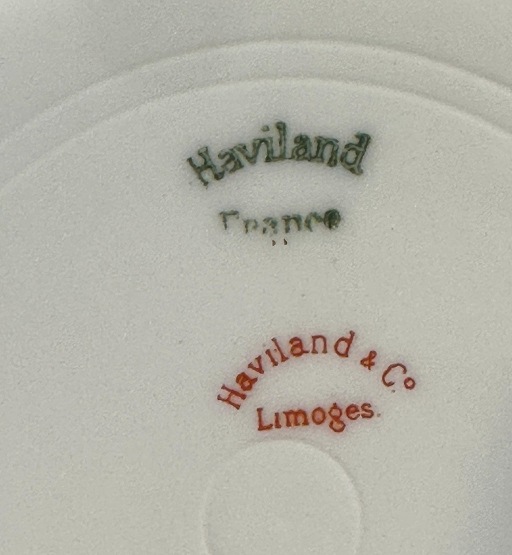 Haviland Clover Leaf Covered Butter Dish