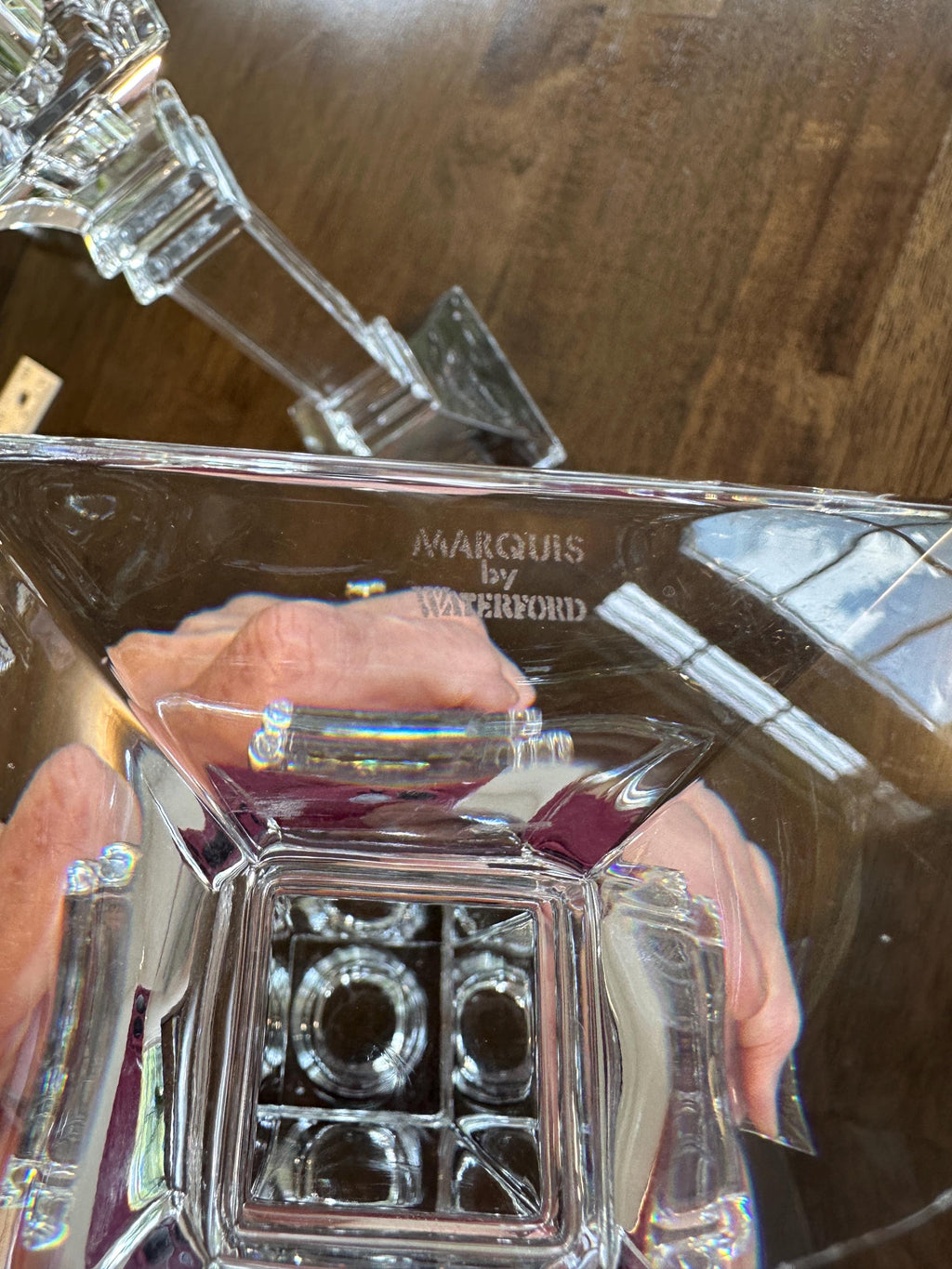 Waterford Treviso Tall Crystal Candlesticks