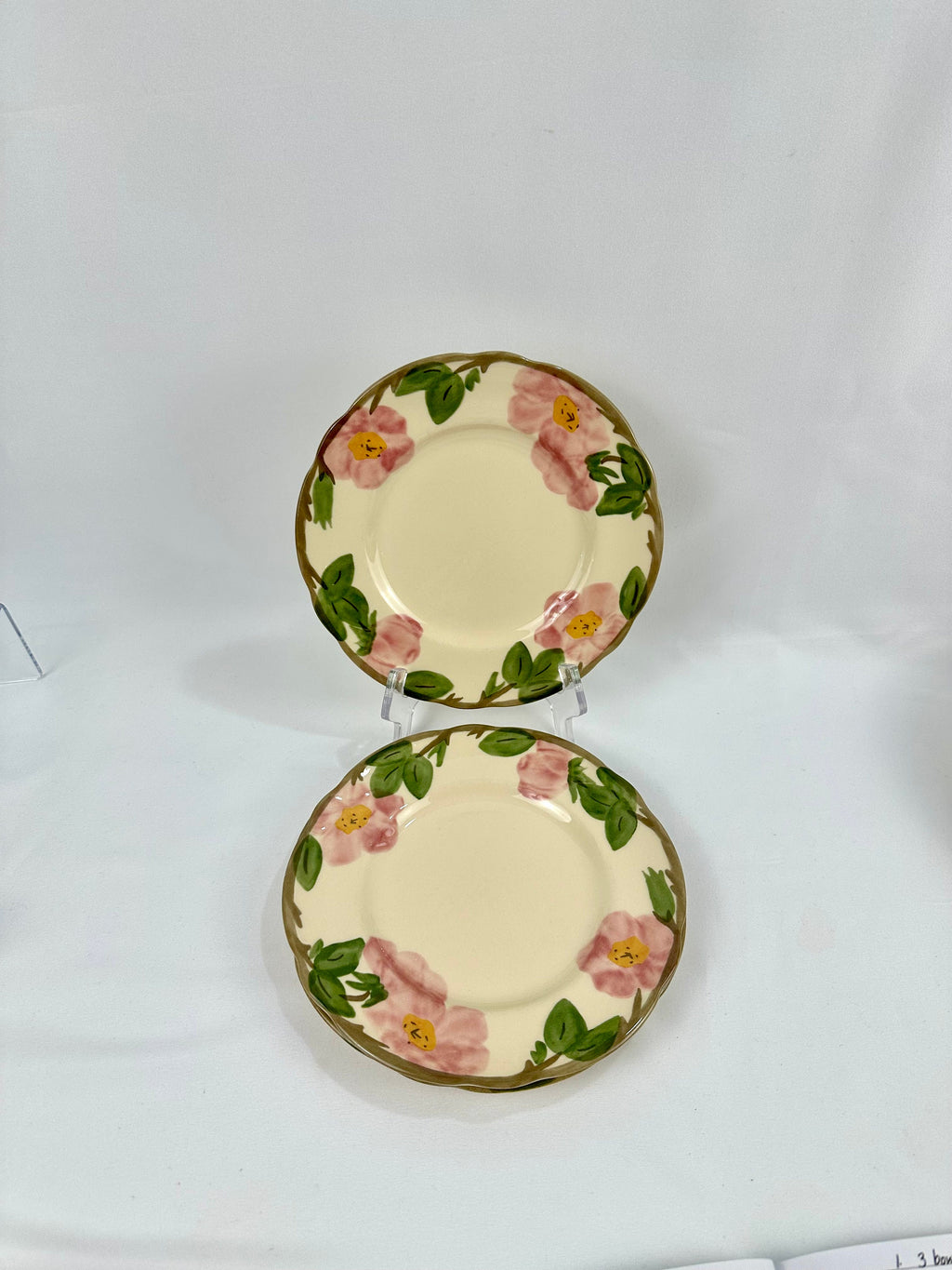 3 Franciscan Desert Rose Salad Plates