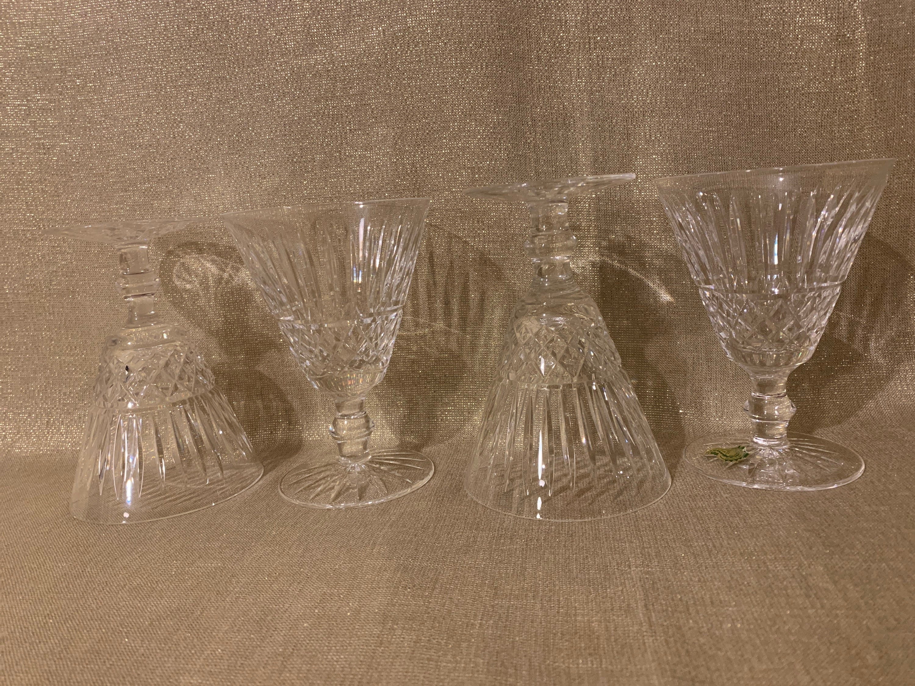 4 Waterford Crystal Tramore Water Goblets