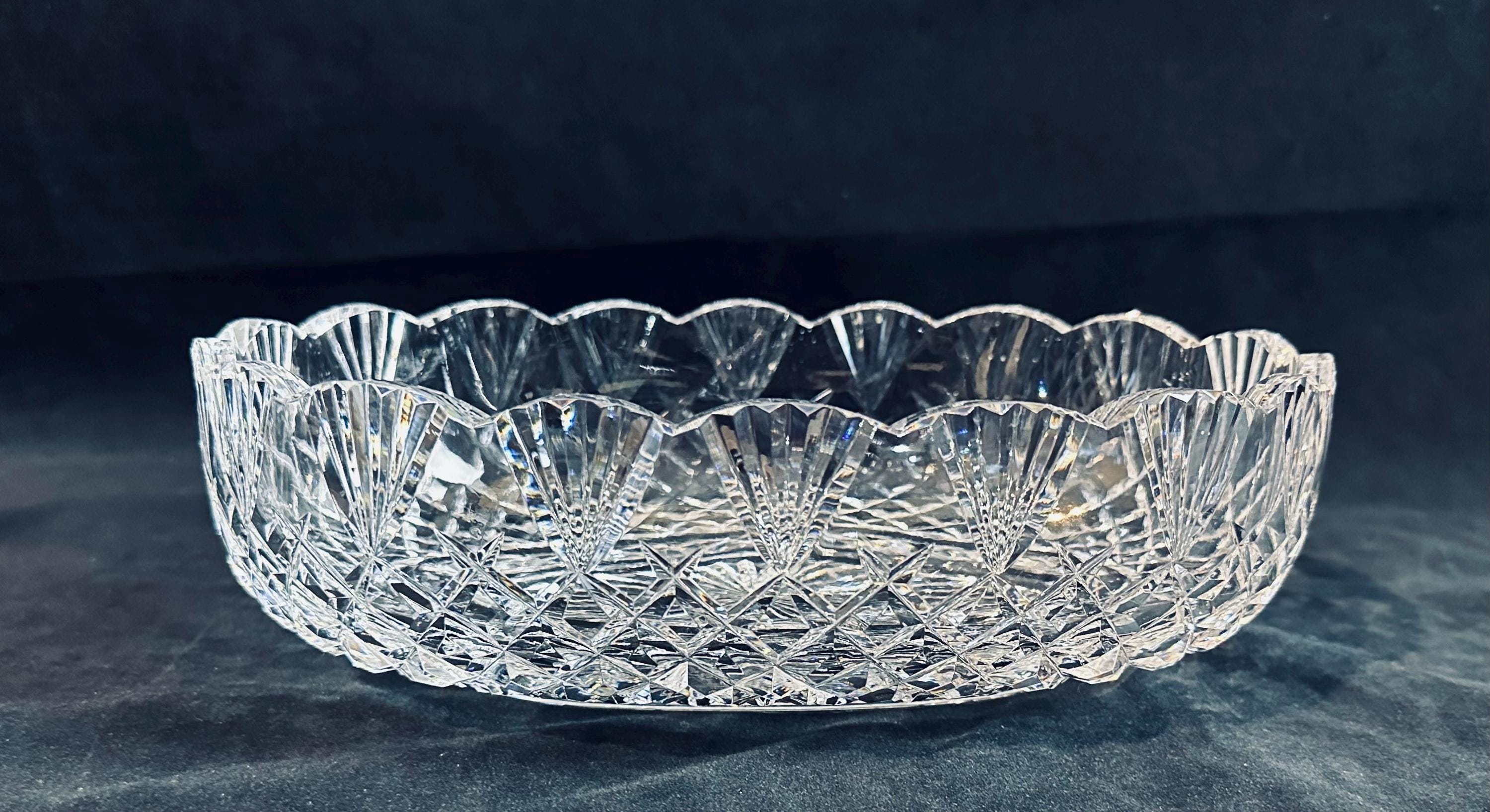 Waterford Crystal Ships Decanter & Stopper Alana Pattern