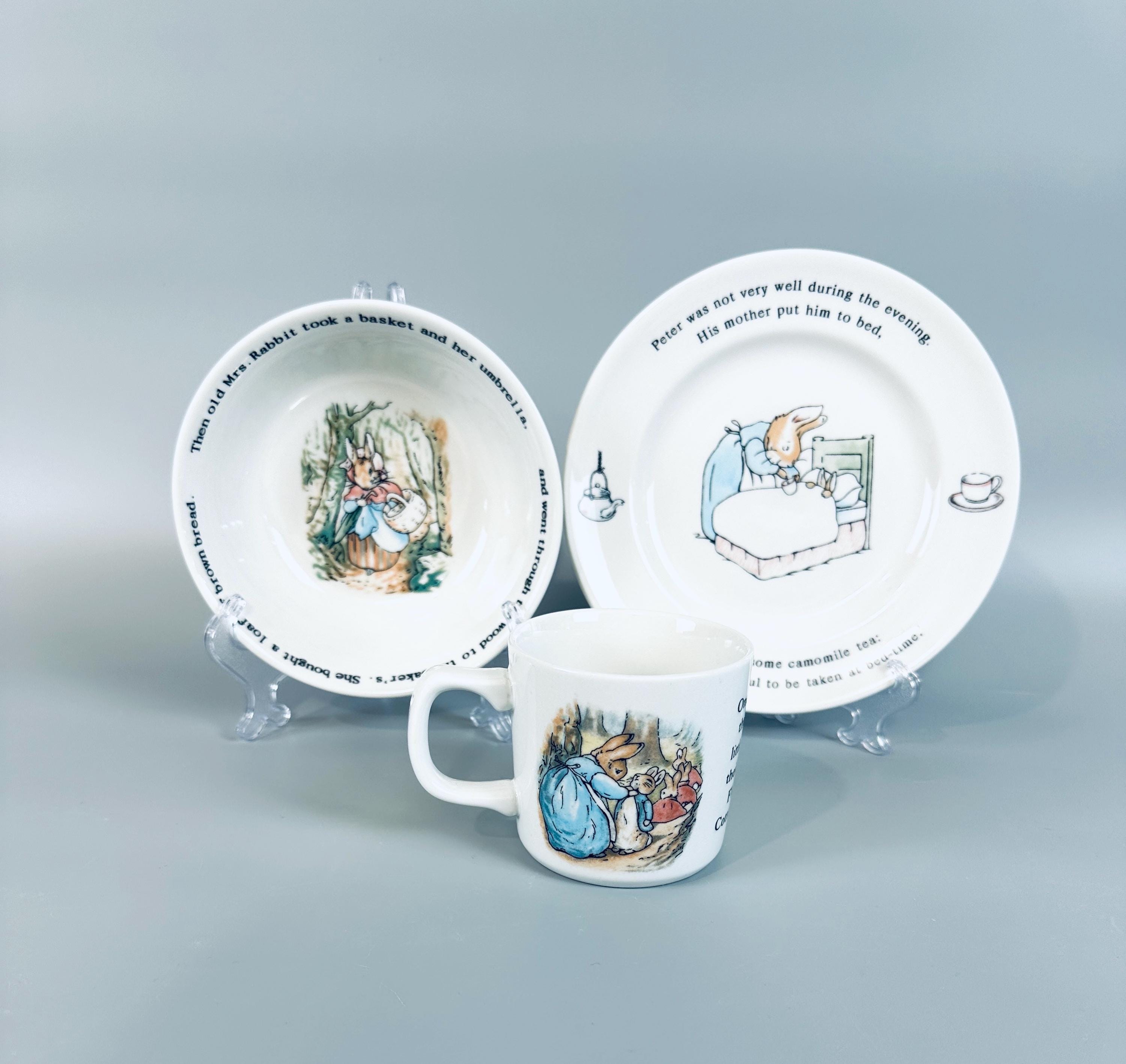 Wedgwood Peter Rabbit China Set Baby Gift