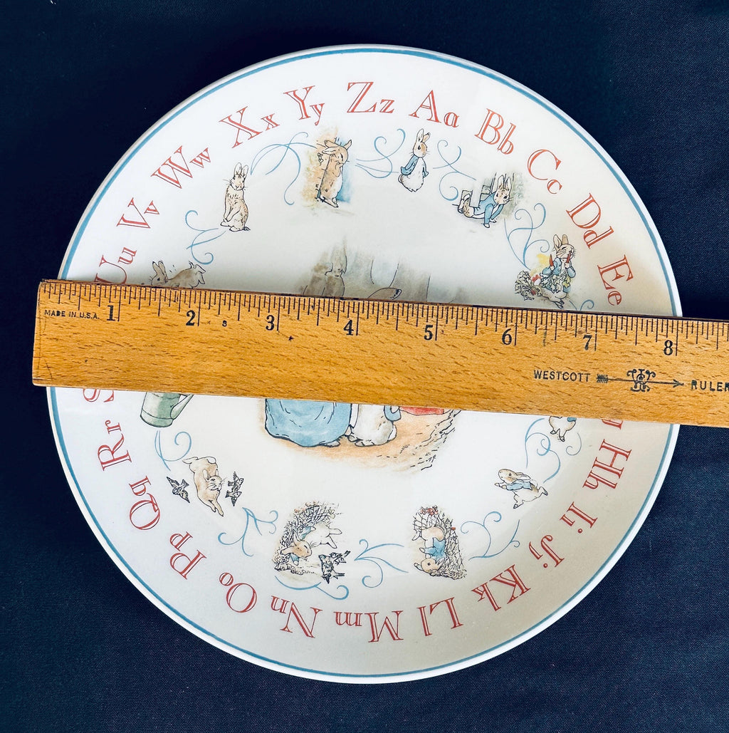 Wedgwood Peter Rabbit Alphabet Plate