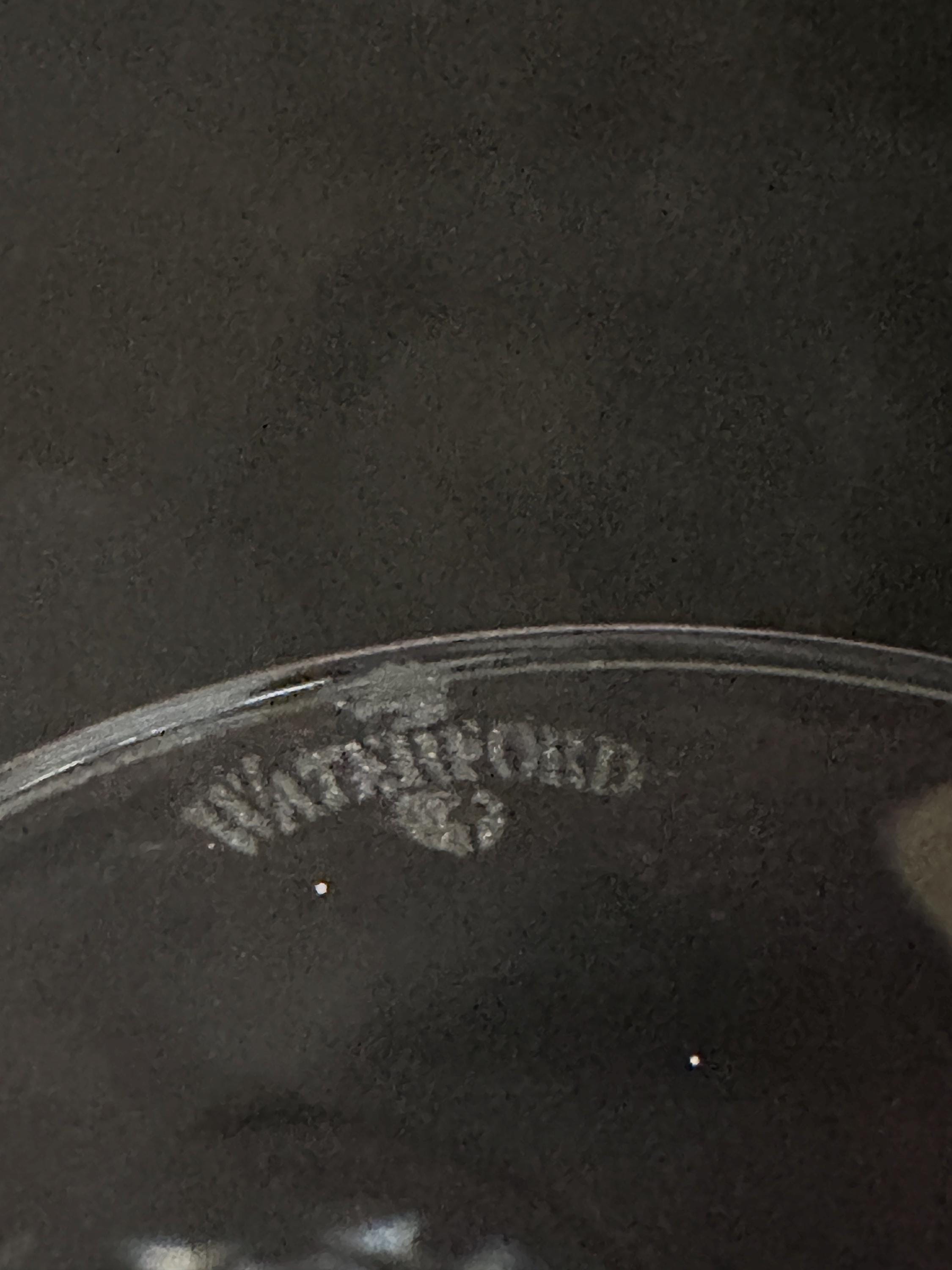Waterford Millennium Toasting Flutes Engraved for “Brian”