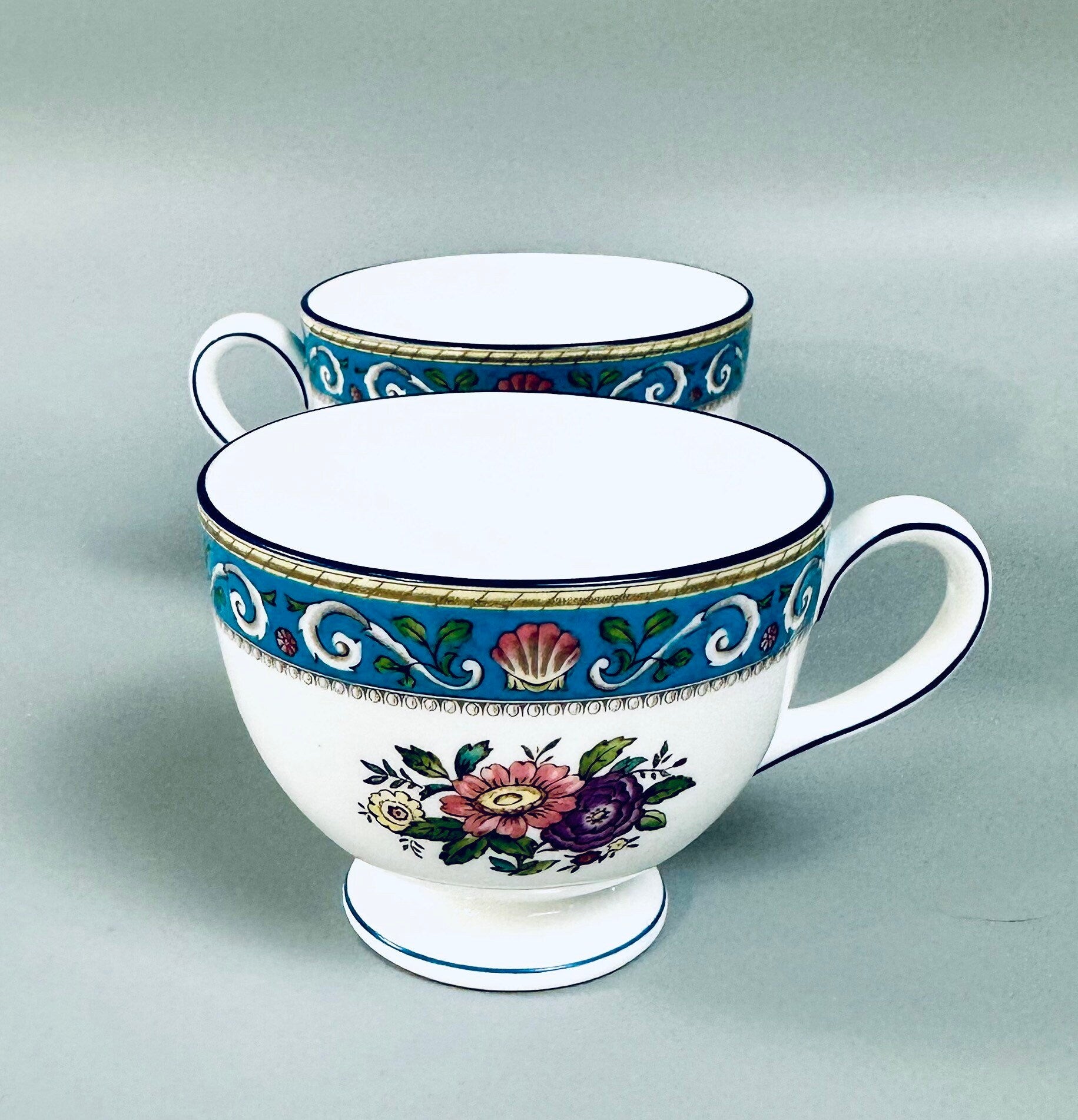 2 Runnymede Teacups by Wedgwood