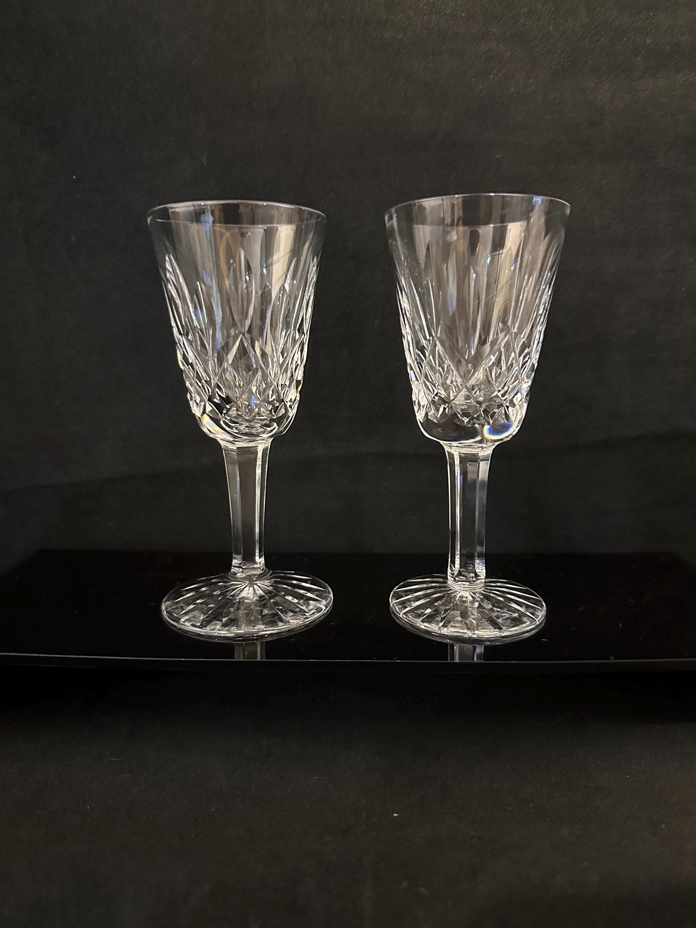 2 Waterford Lismore Sherry Glasses