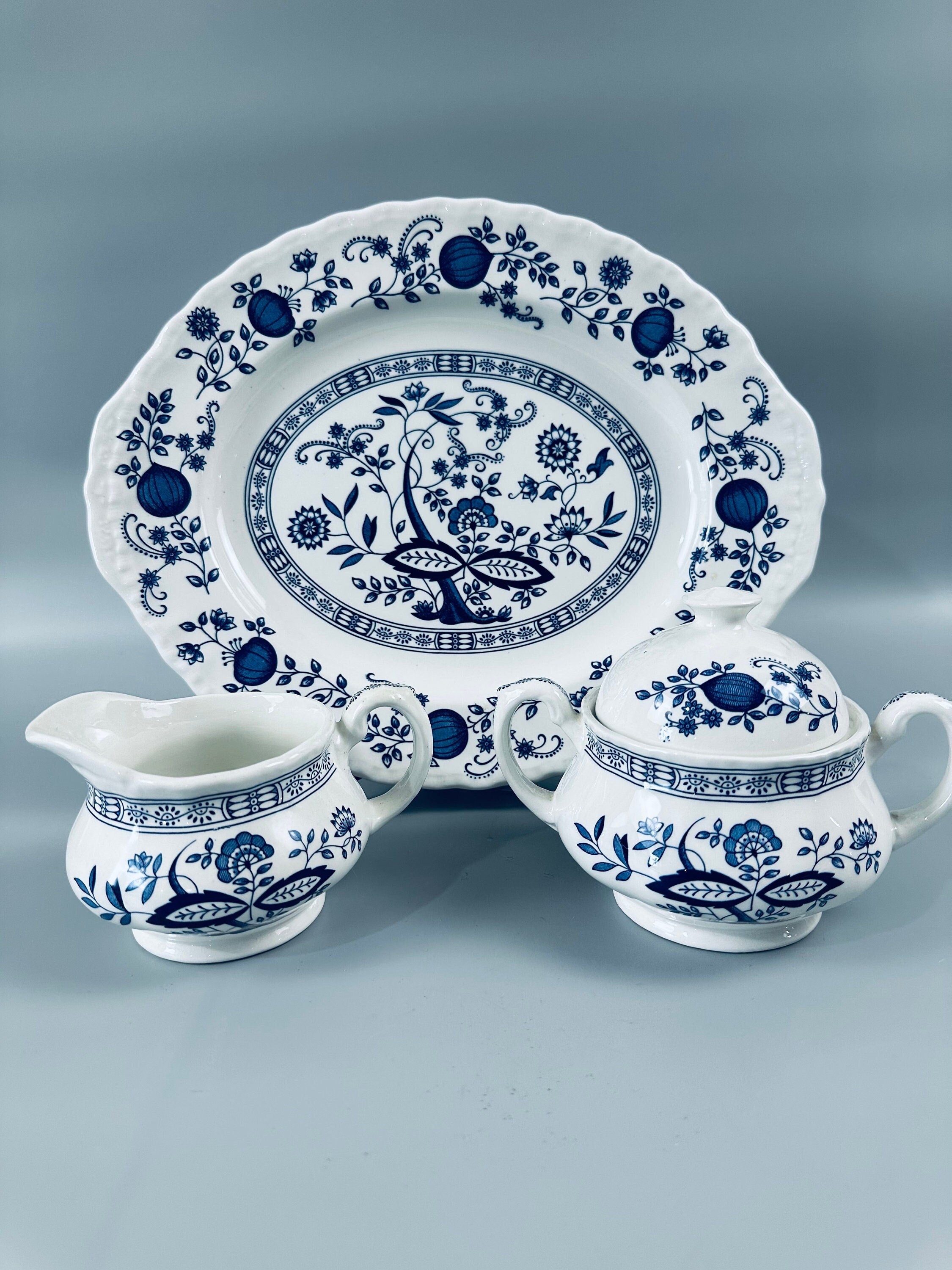 Wedgwood Blue Heritage Hostess Set