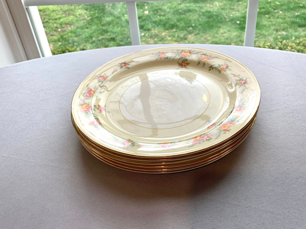 A set of Homer Laughlin Ferndale Luncheon plates