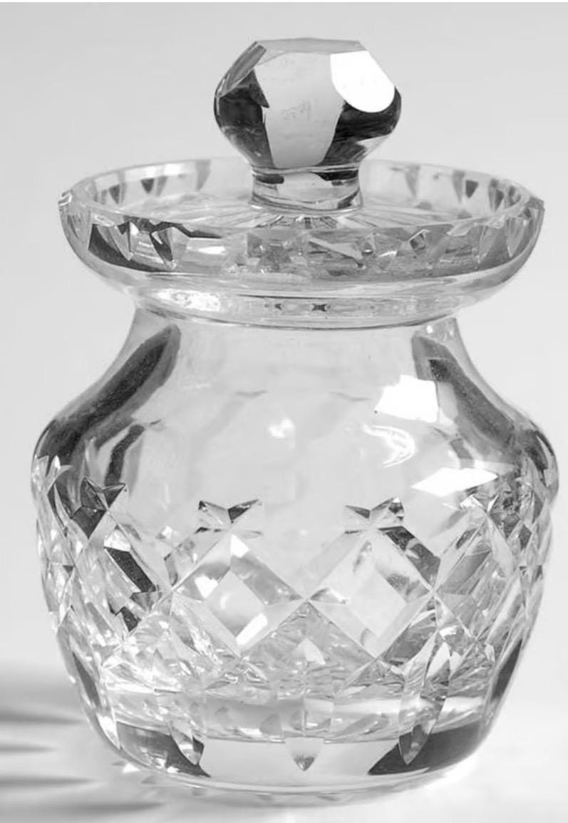 Waterford Crystal Honey Pot with Lid