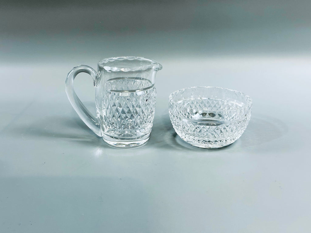 Waterford Crystal Creamer and Sugar Bowl