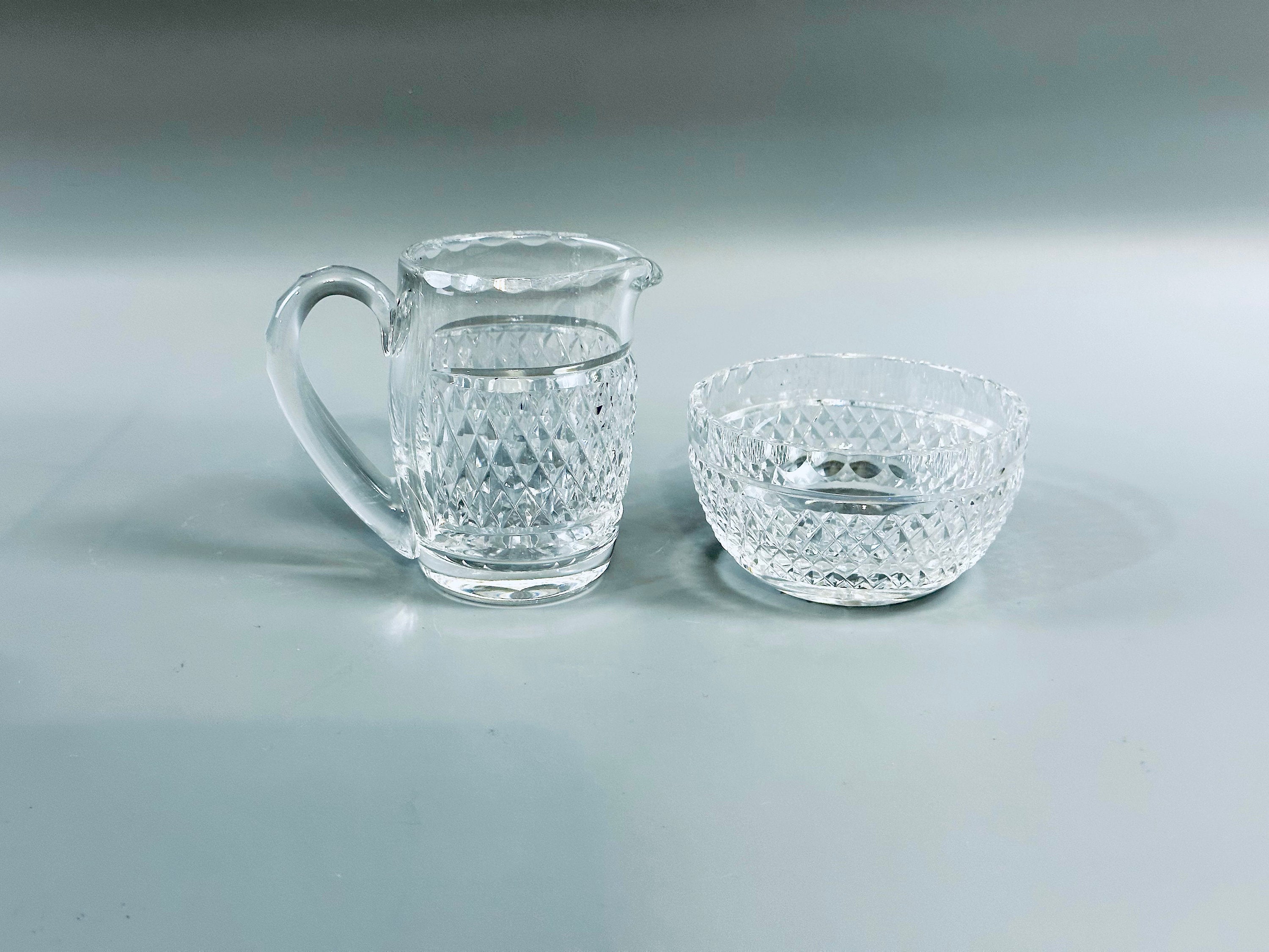 Waterford Crystal Creamer and Sugar Bowl