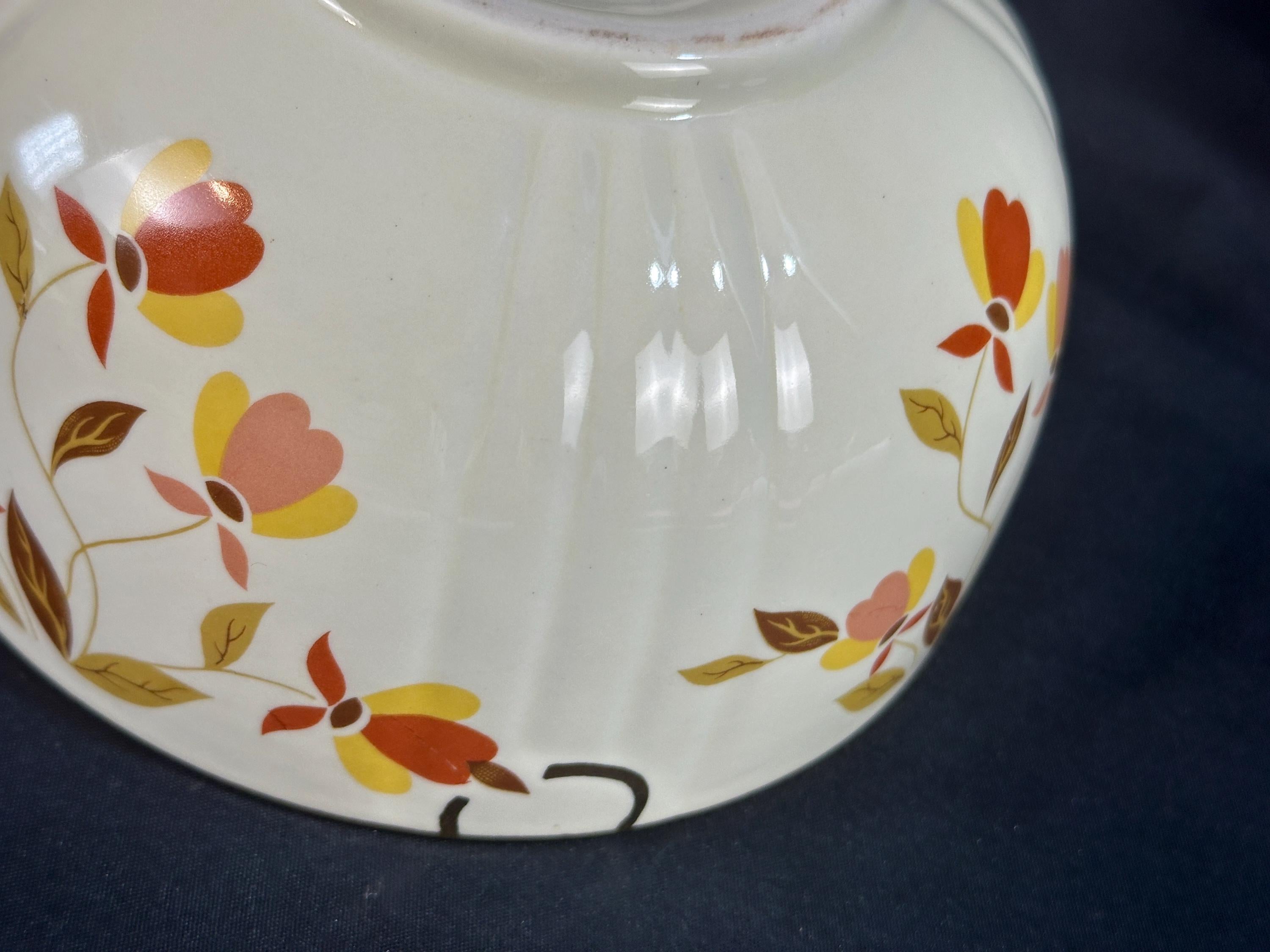 Hall Pottery Autumn Leaf Mixing Bowl