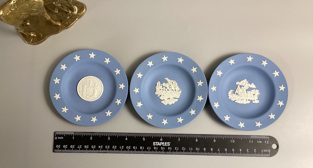 Three Wedgwood Jasperware  Trinket Dishes