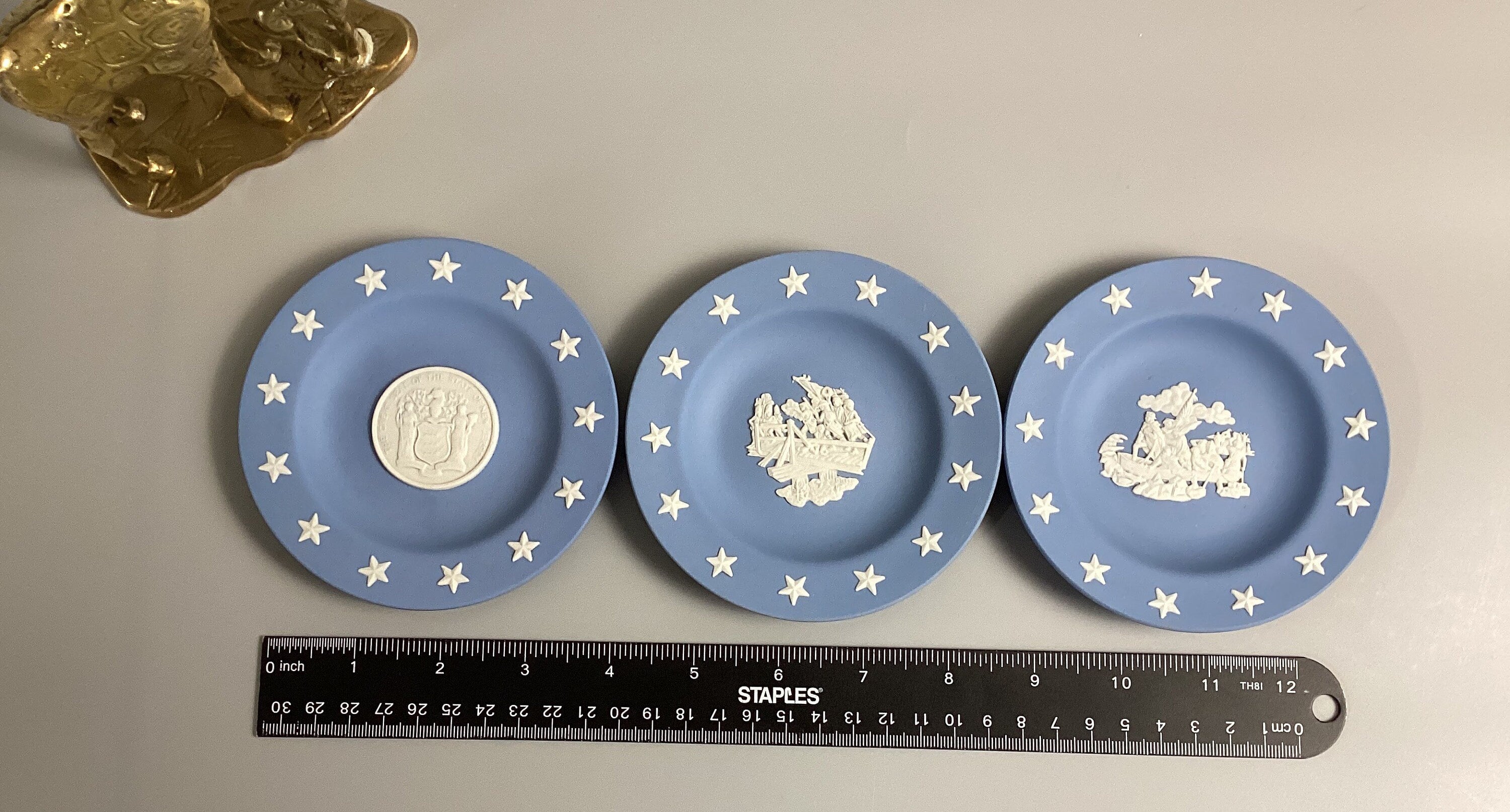 Three Wedgwood Jasperware  Trinket Dishes
