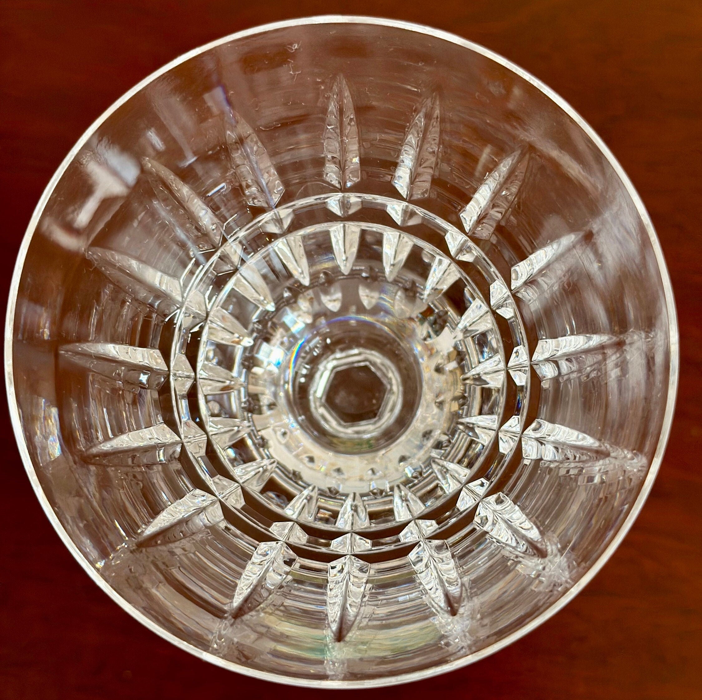 5 Waterford Crystal Glenmore White Wine Glasses