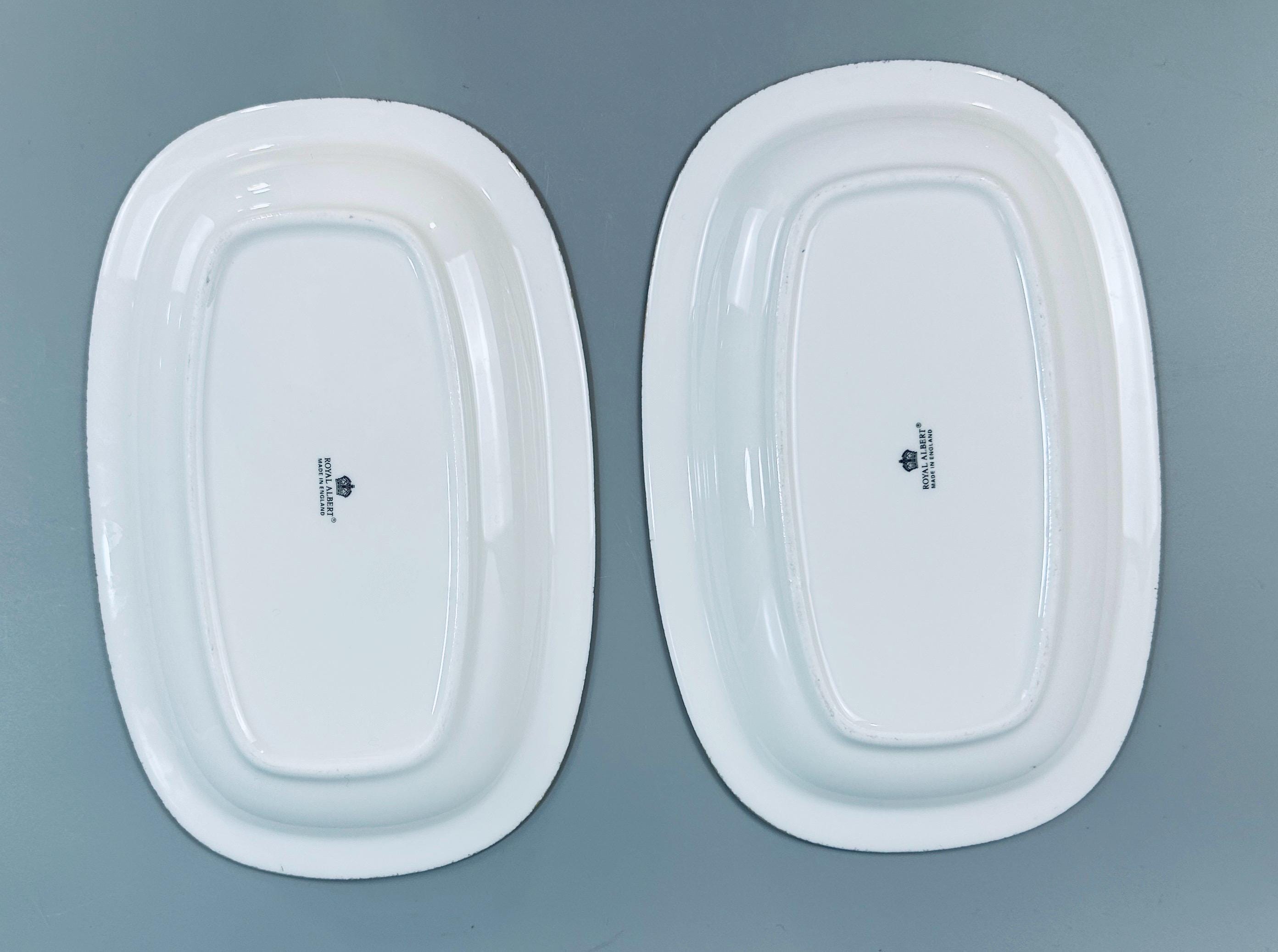 2 Old Country Roses Serving Trays by Royal Albert