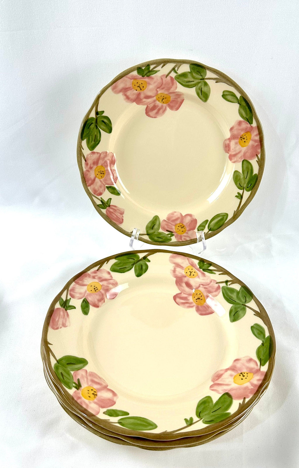 3 Franciscan Desert Rose Large Dinner Plates