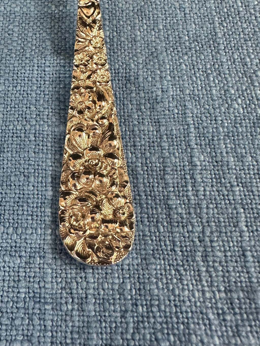 Stieff Rose Sterling Soup Spoon