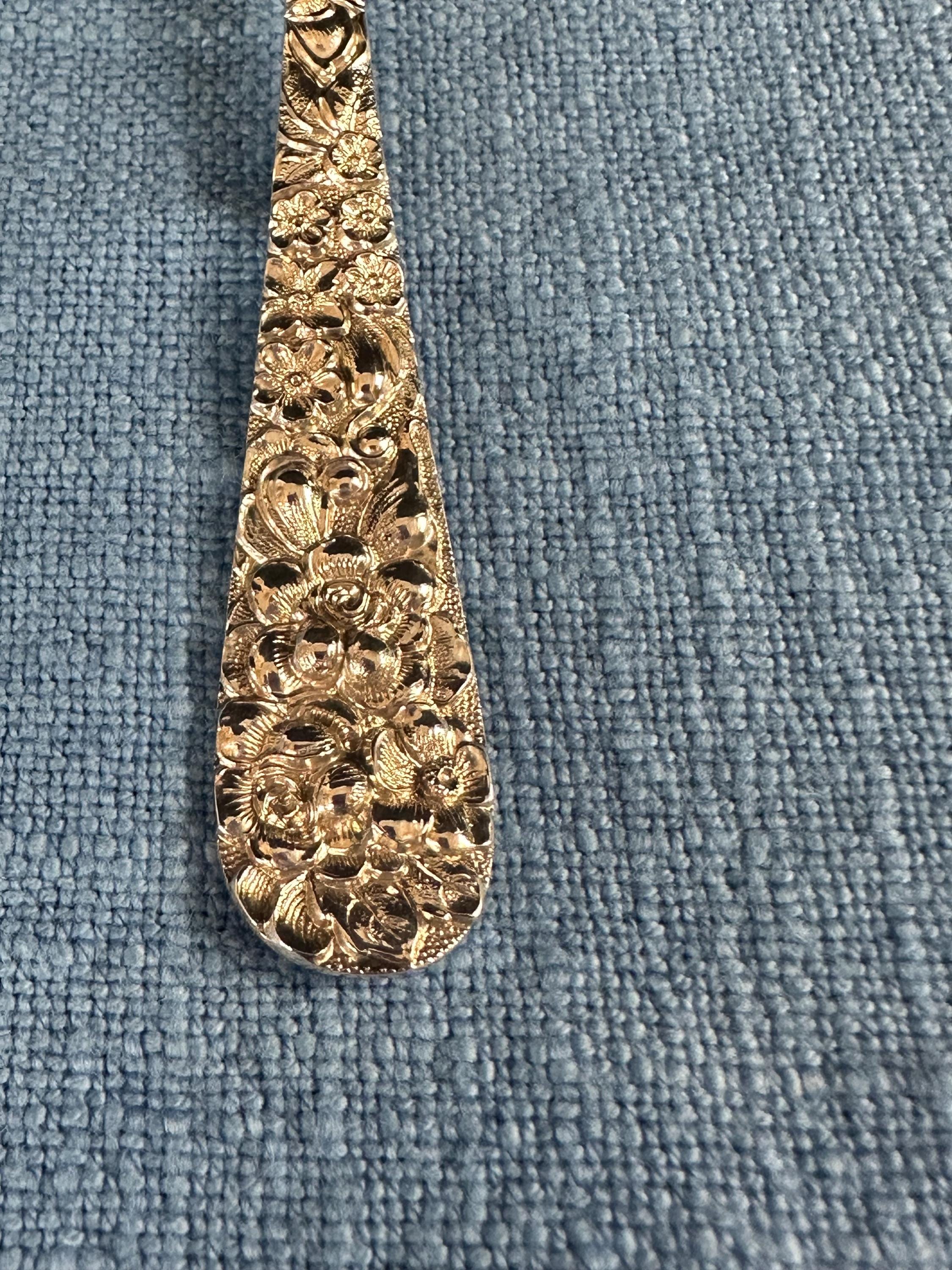 Stieff Rose Sterling Soup Spoon