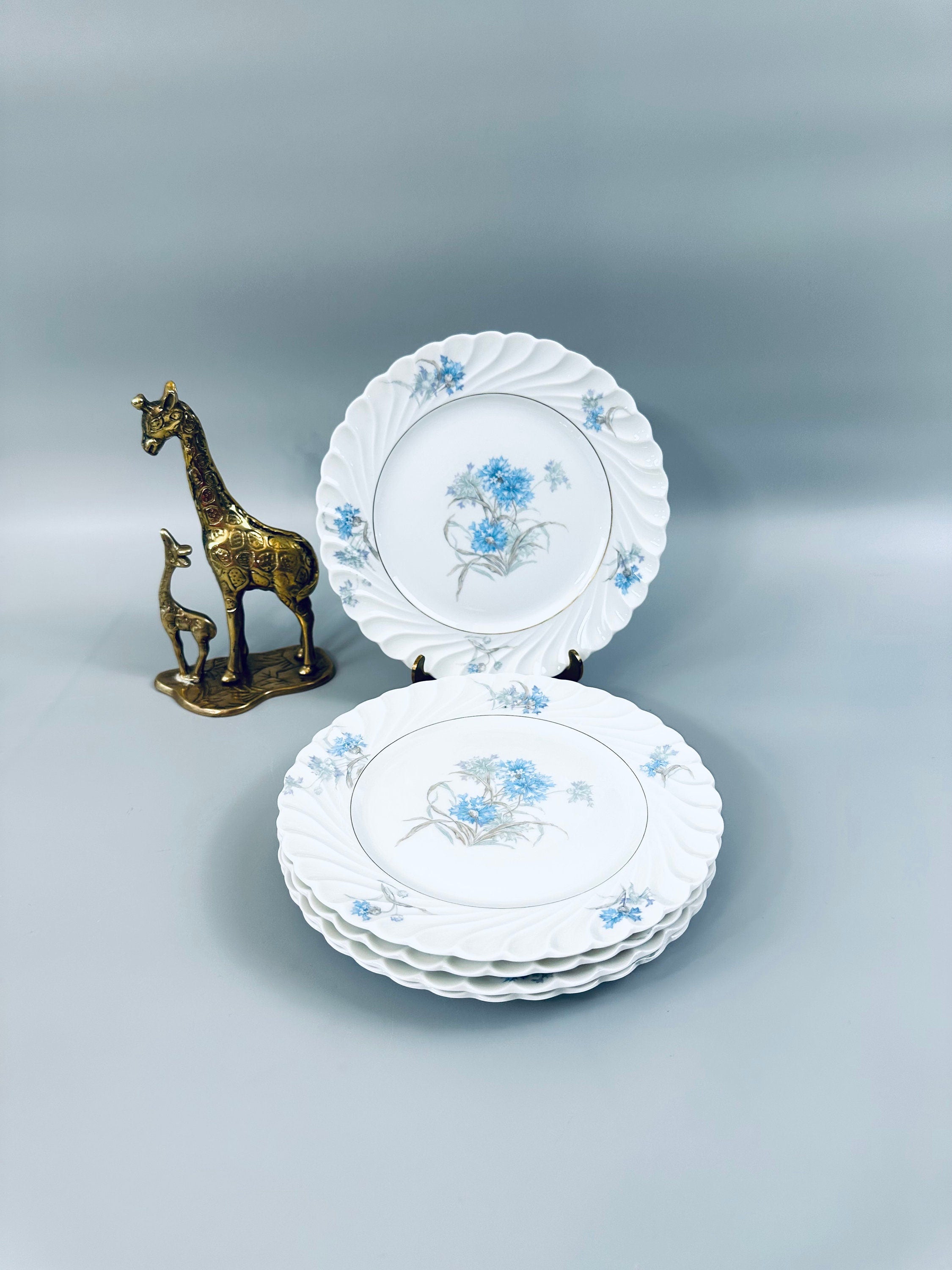 5 Haviland Bergere Salad Plates