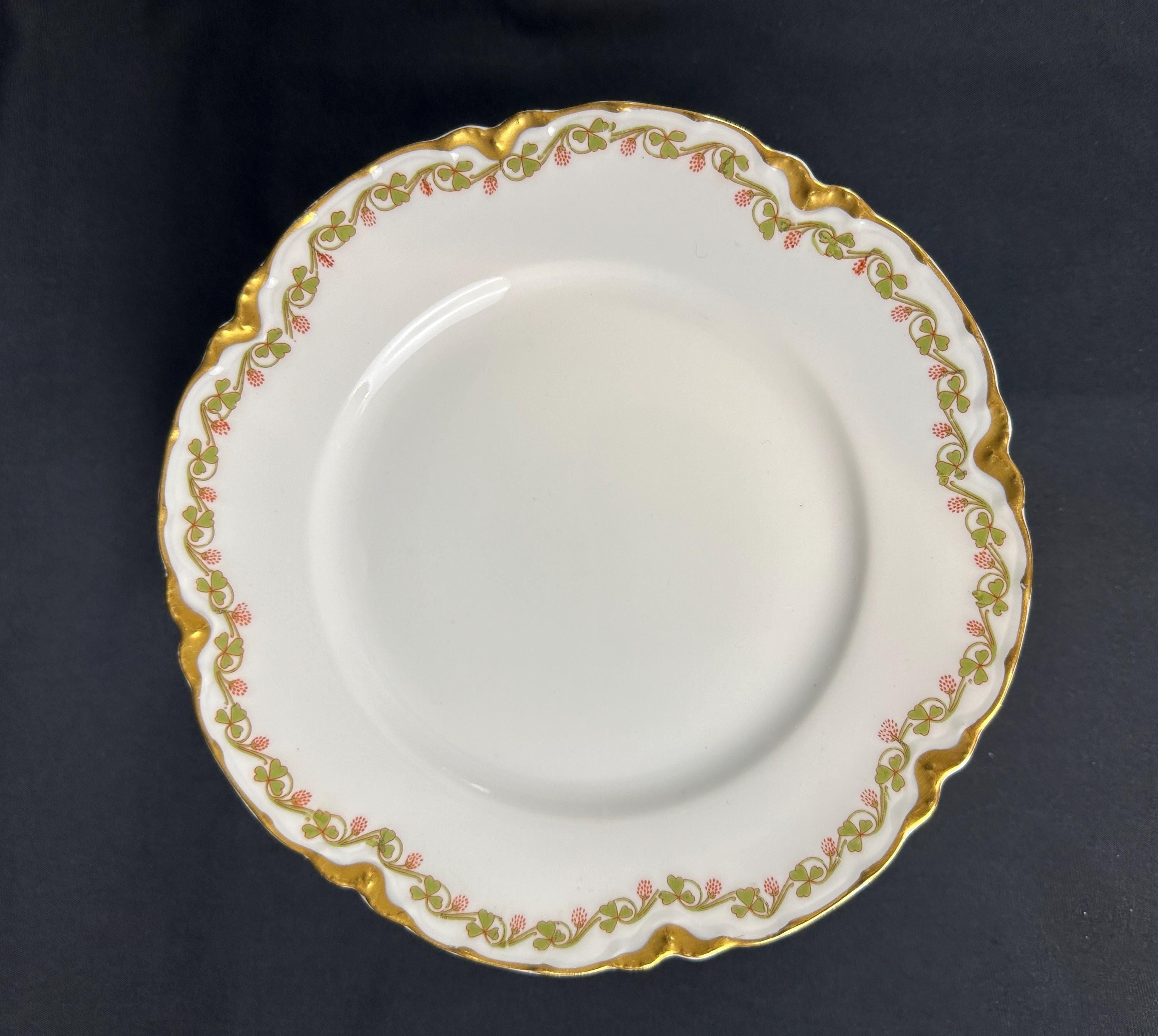 10 Haviland Clover Leaf Salad Plates