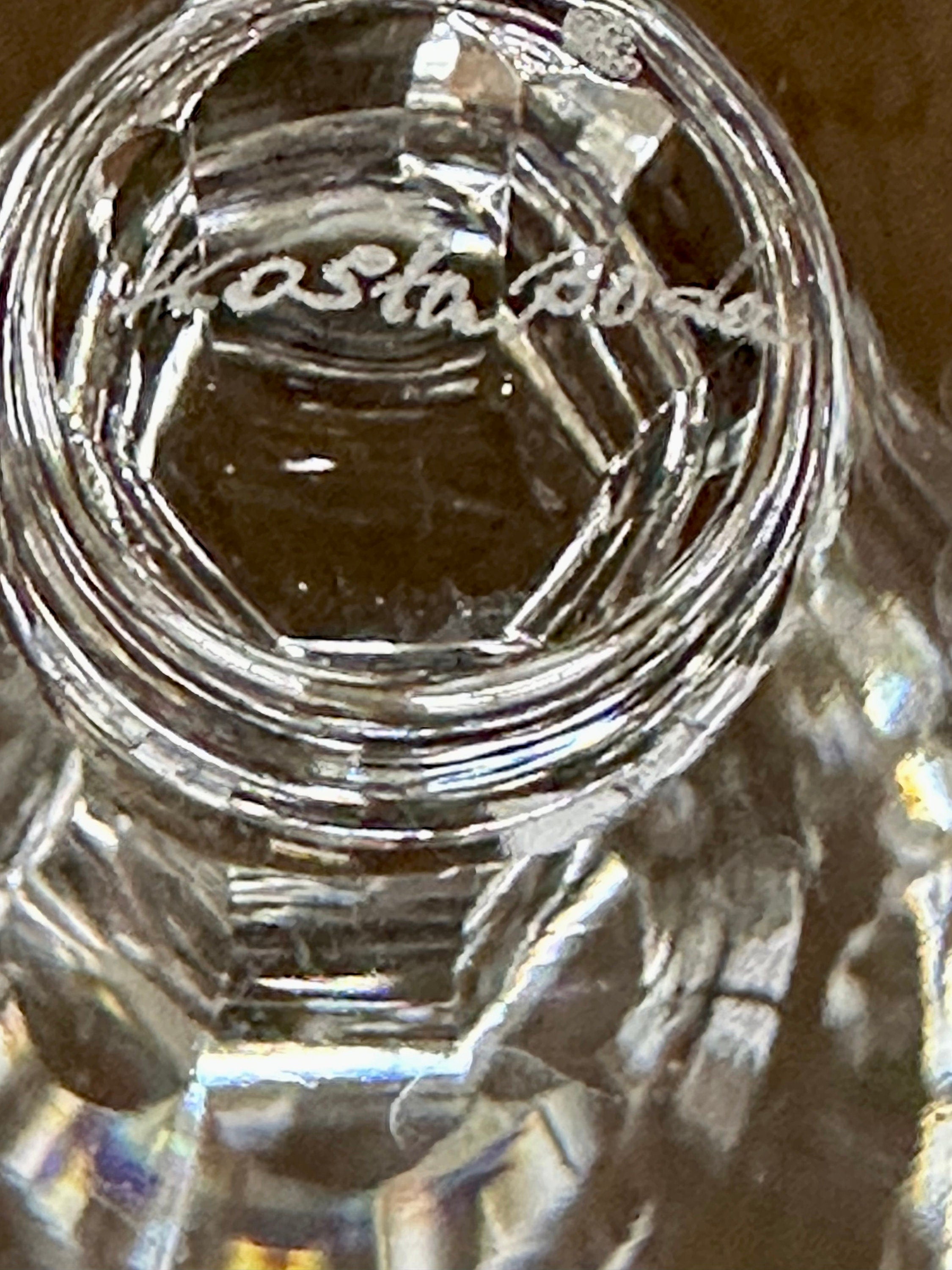 2 Kosta Boda Prince Crystal Water Goblets