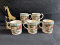 5 Friendly Village Mugs by Johnson Brothers