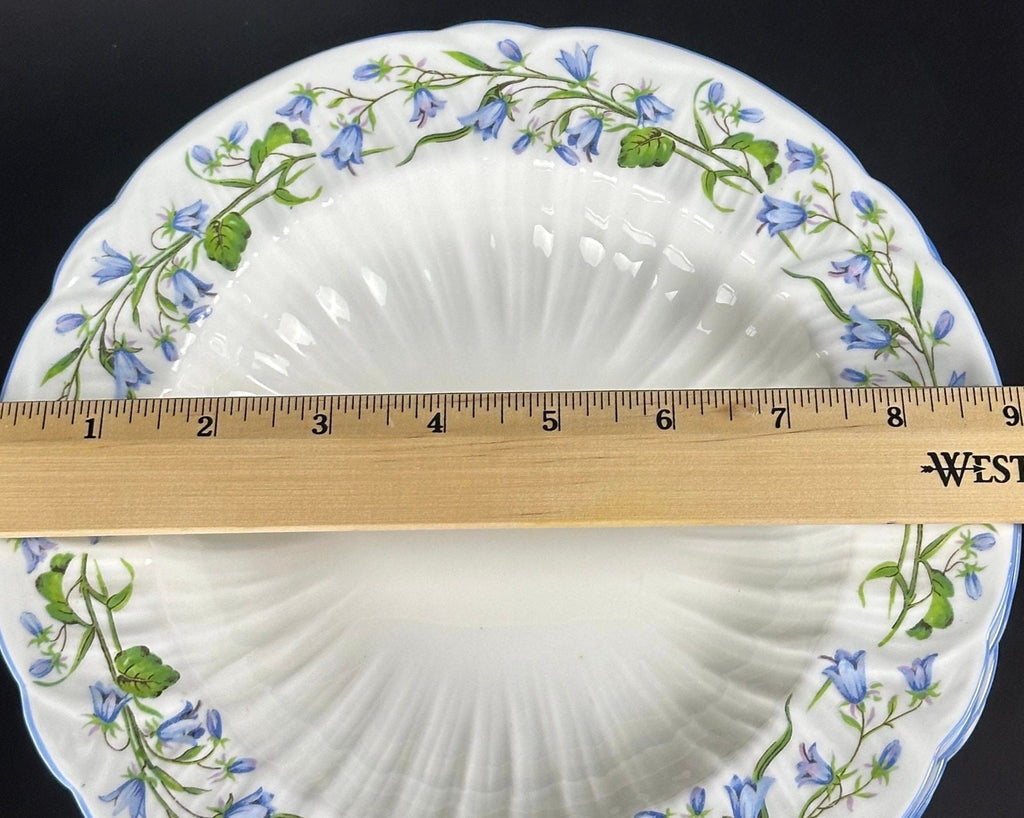 4 Shelley Harebell Large Soup Bowls
