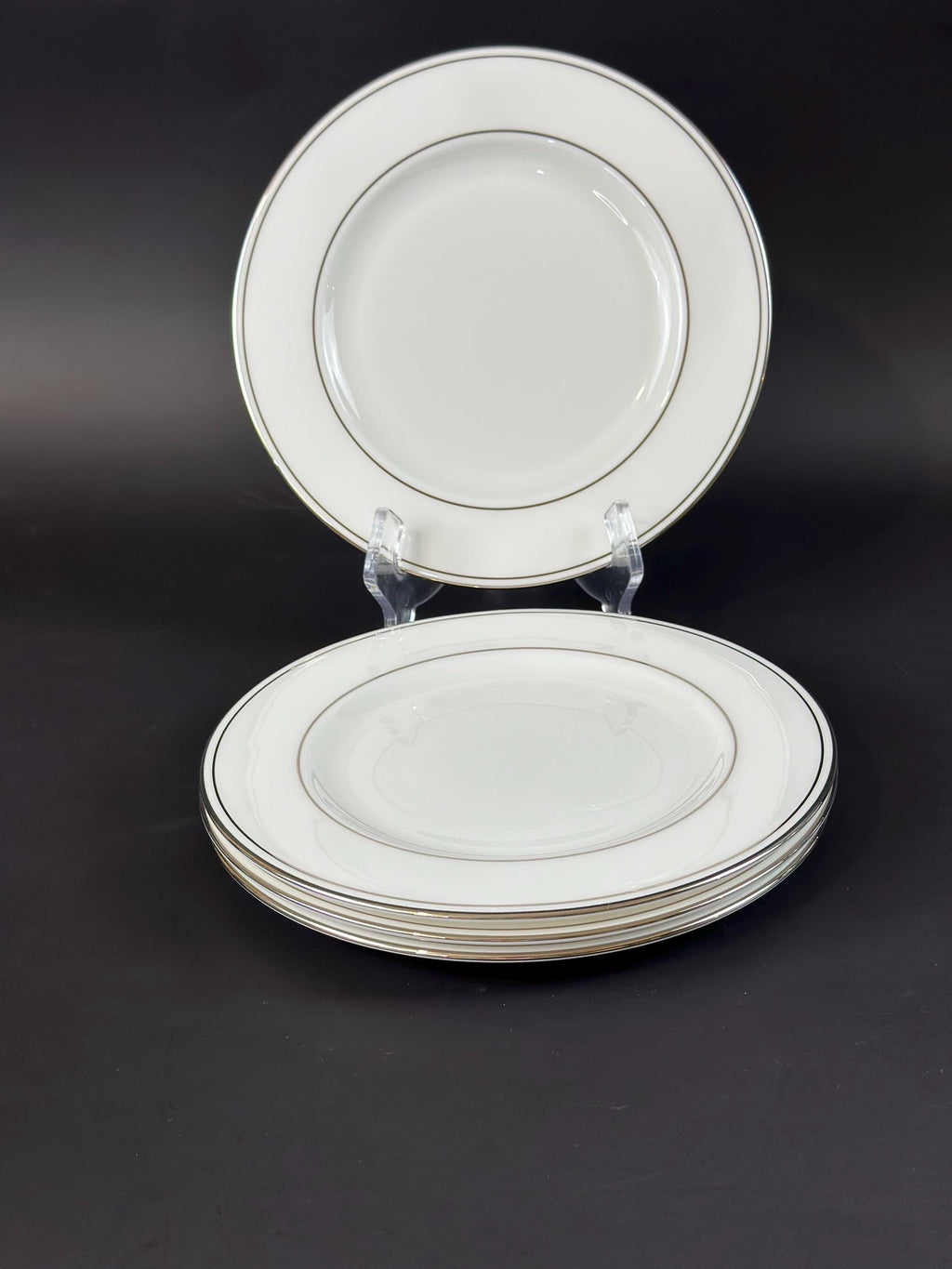 2 Lenox Federal Platinum Dinner Plates
