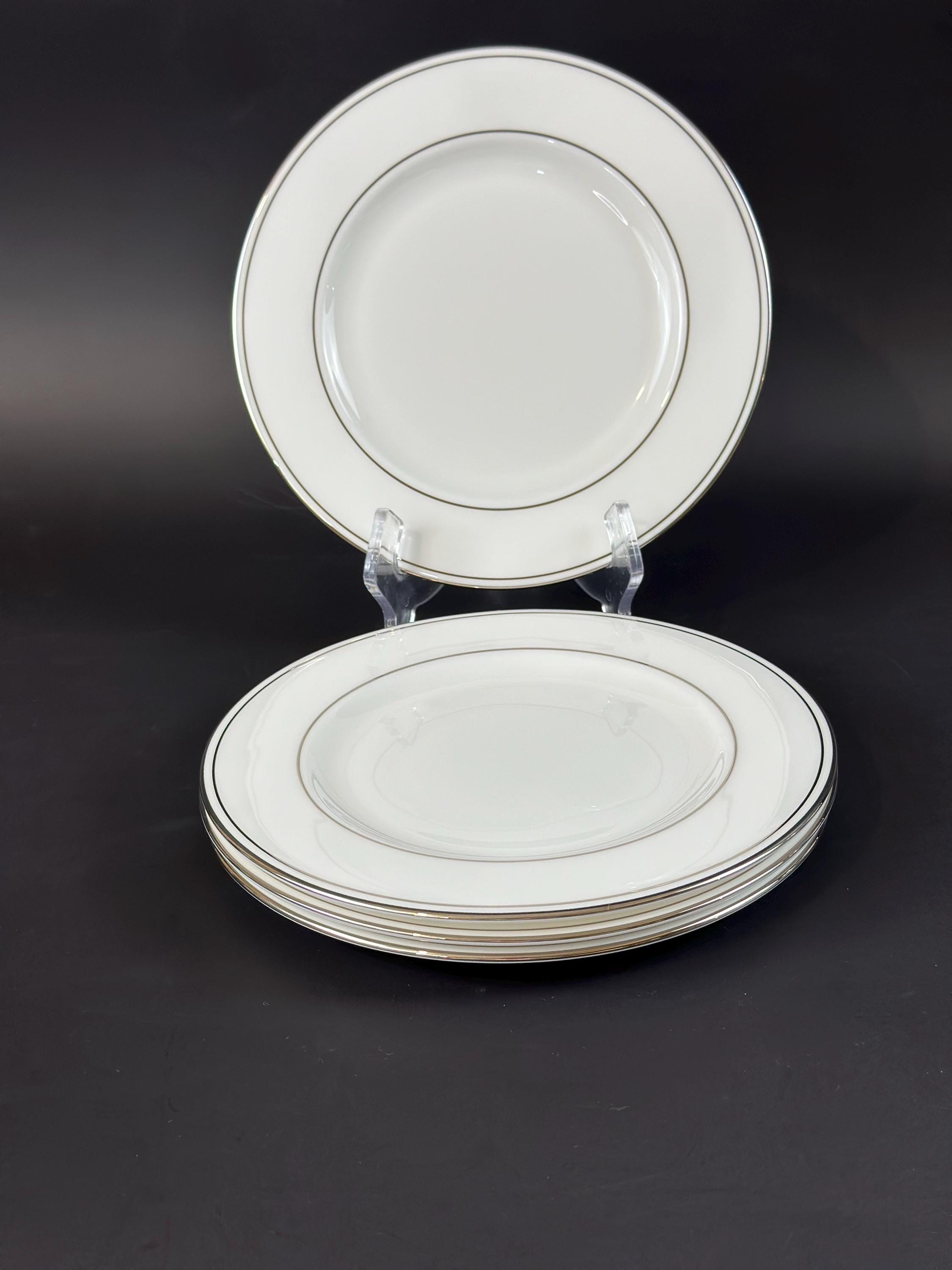 2 Lenox Federal Platinum Dinner Plates