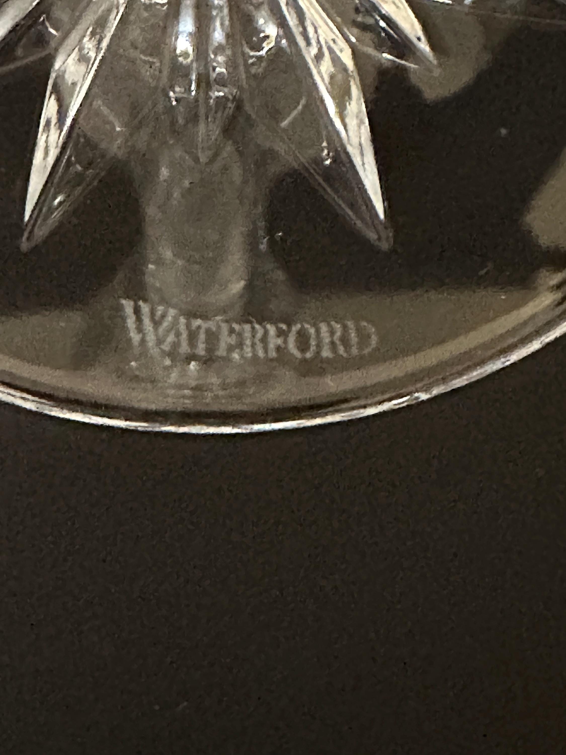 Two Waterford Crystal Giselle Champagne Flutes