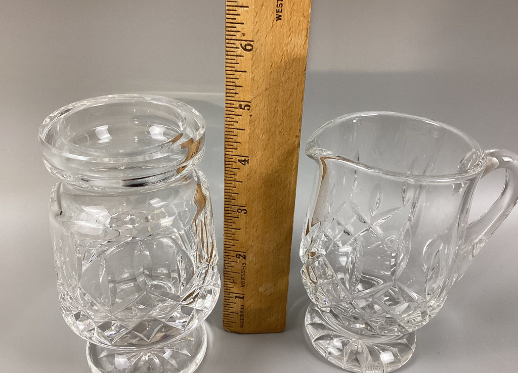 Waterford Crystal Lismore Pattern  Cream and Sugur