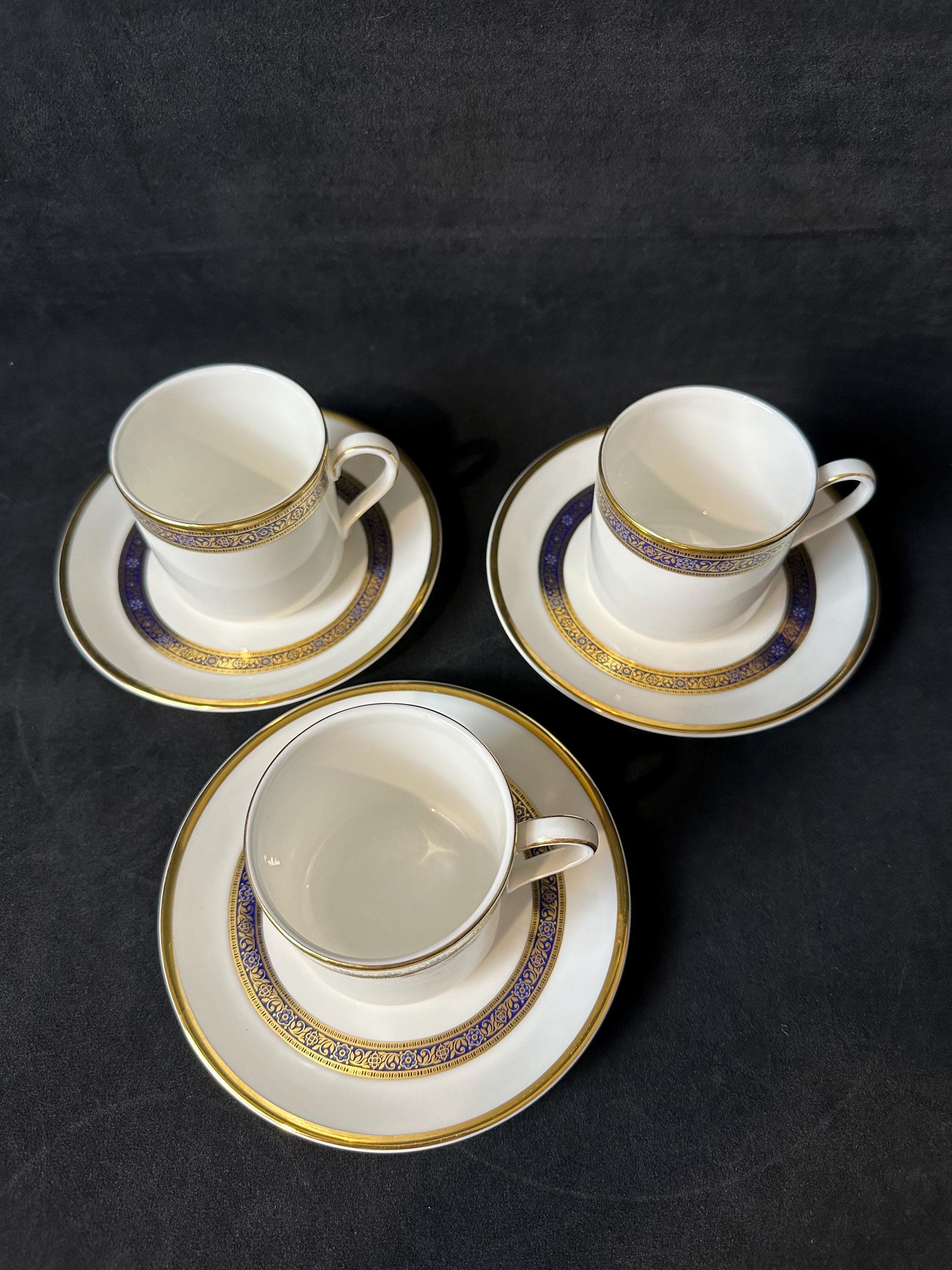 3 Royal Doulton Harlow Demitasse Cups and Saucers