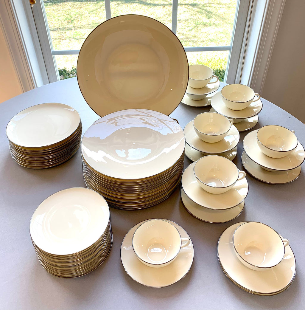 Lenox Olympia Platinum 5 Piece Place Settings
