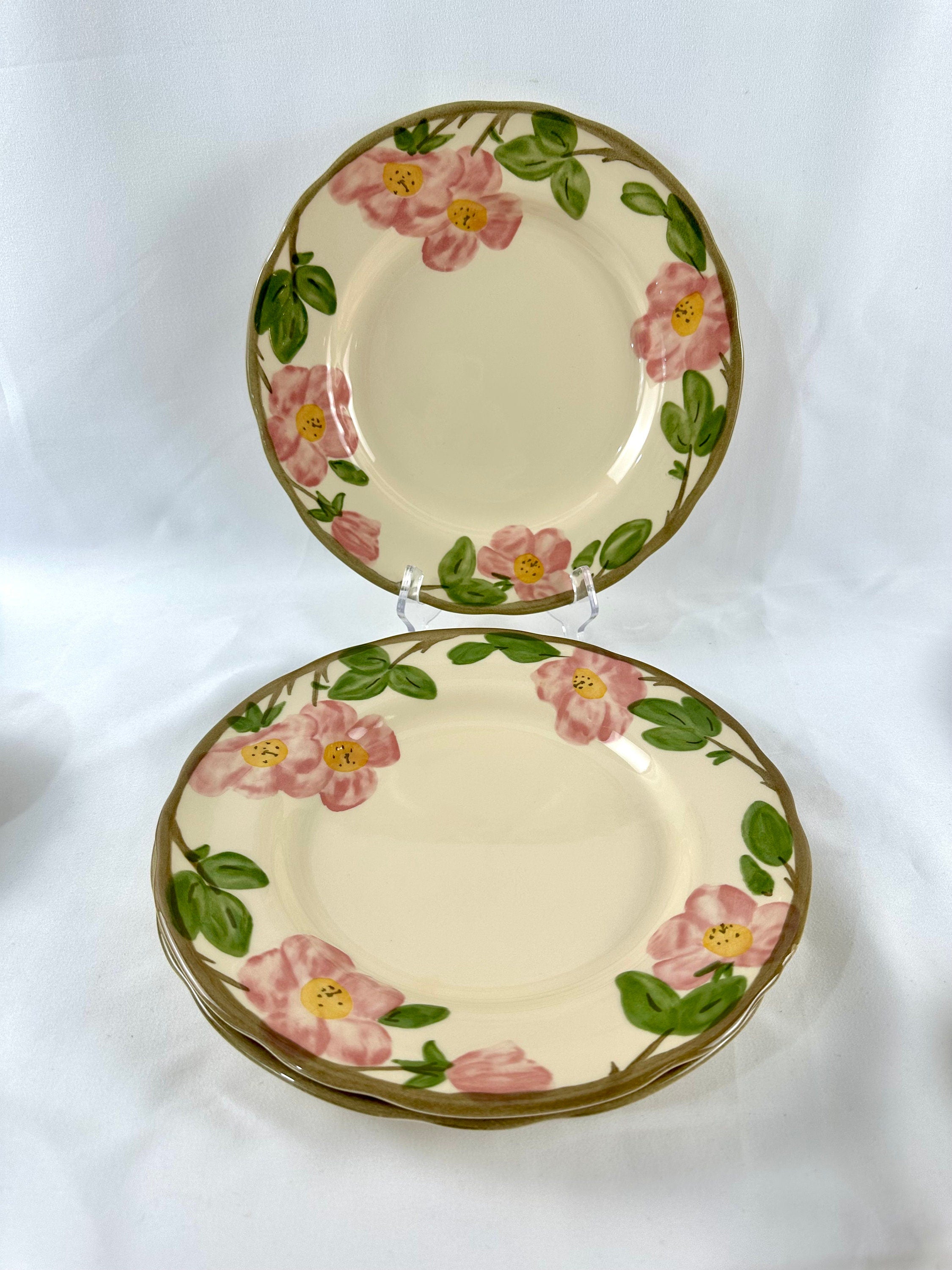 3 Franciscan Desert Rose Large Dinner Plates
