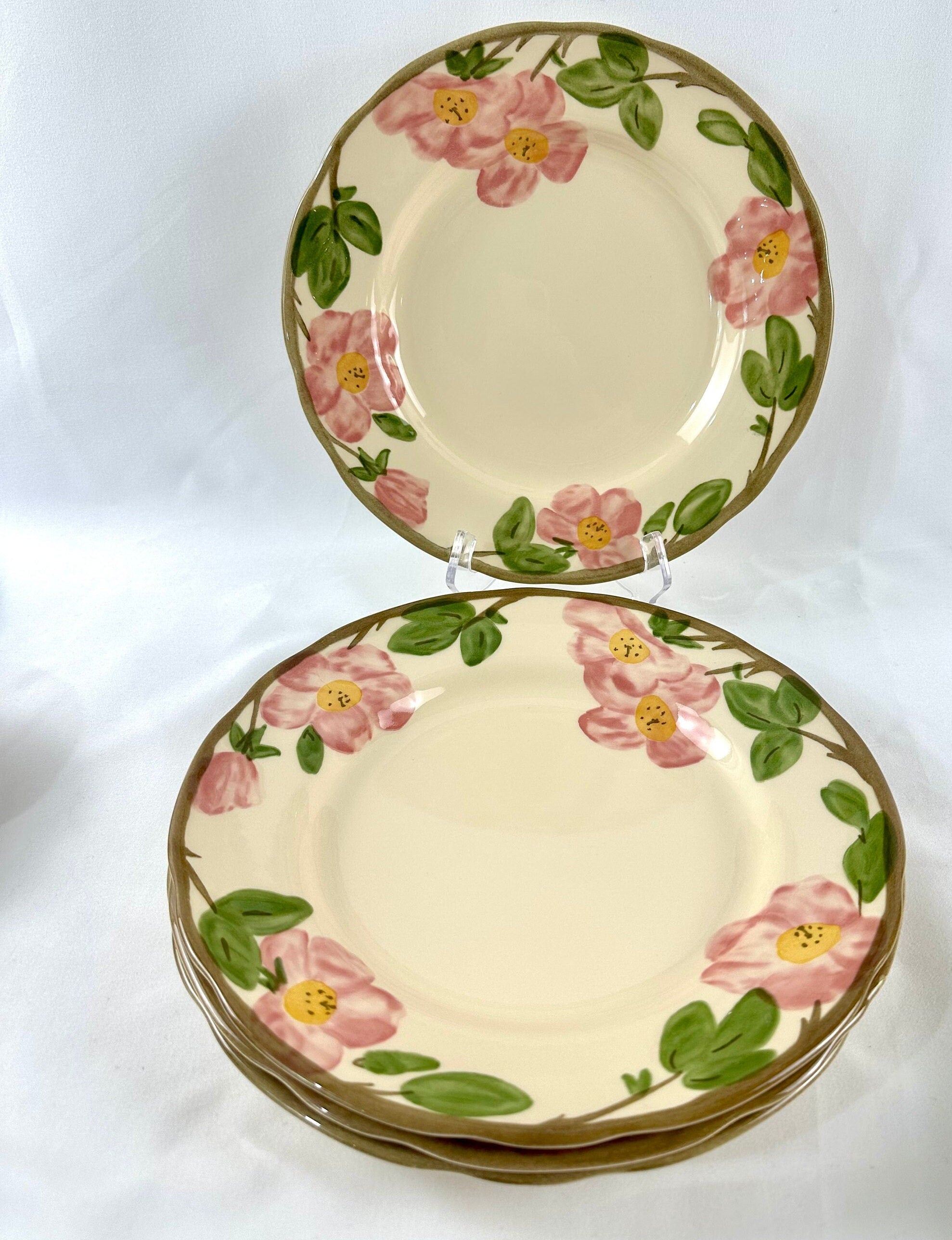 4 Franciscan Desert Rose Large Dinner Plates
