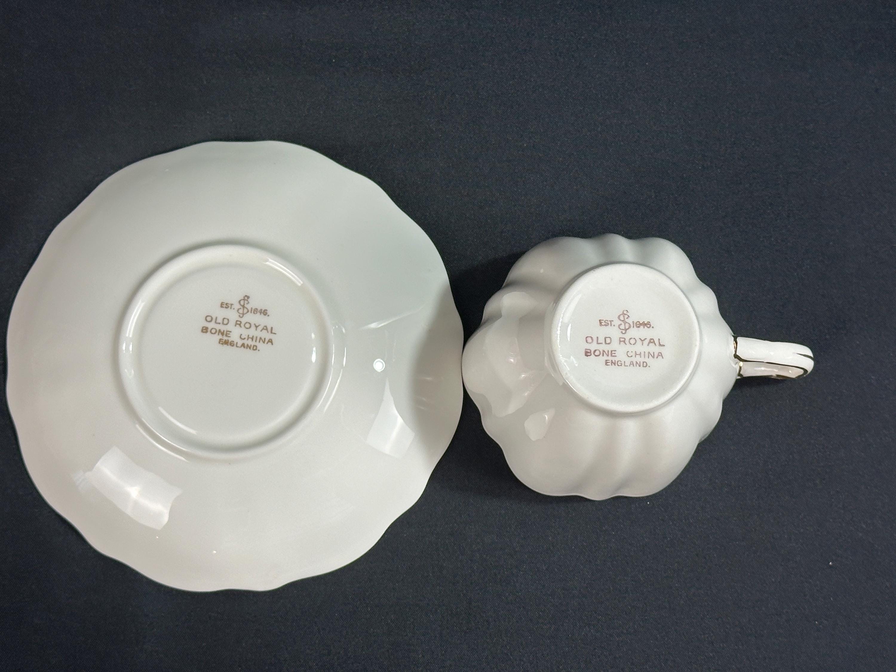 2 Old Royal Teacups and Saucers