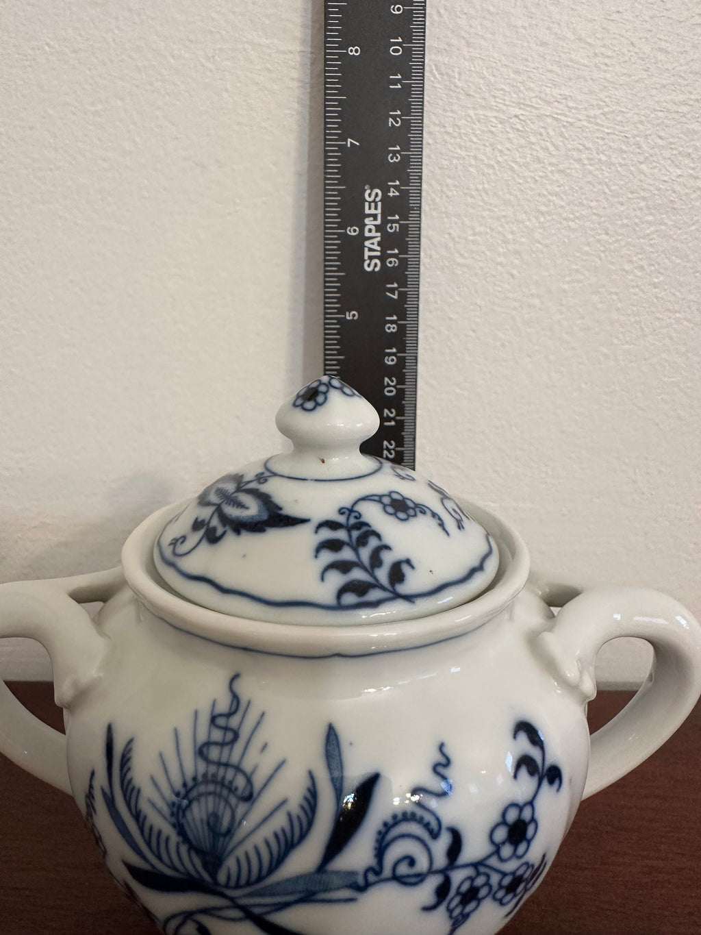 Vintage Blue Danube Sugar Bowl
