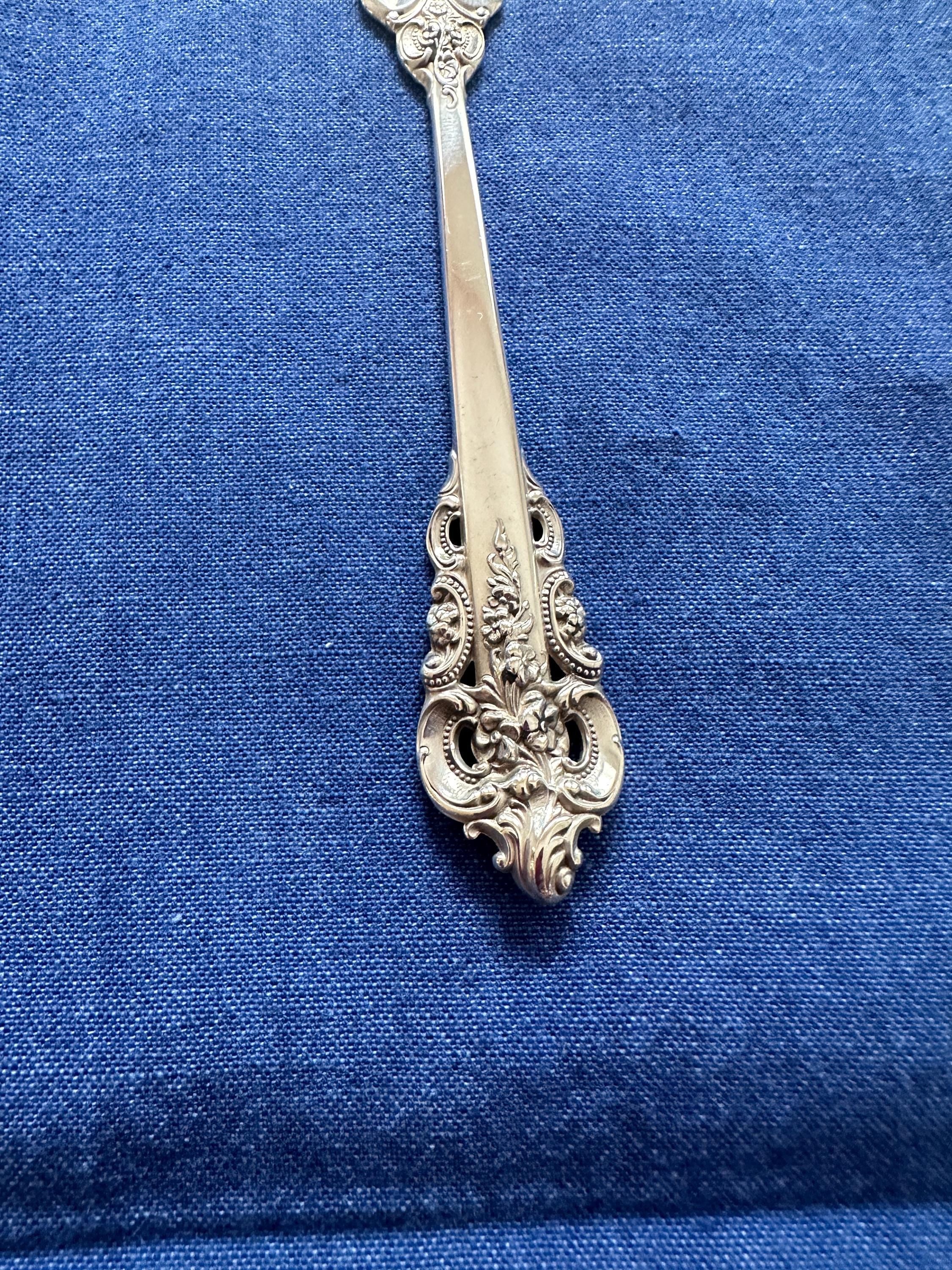 Wallace Grande Baroque Butter Paddle Knife Sterling Silver