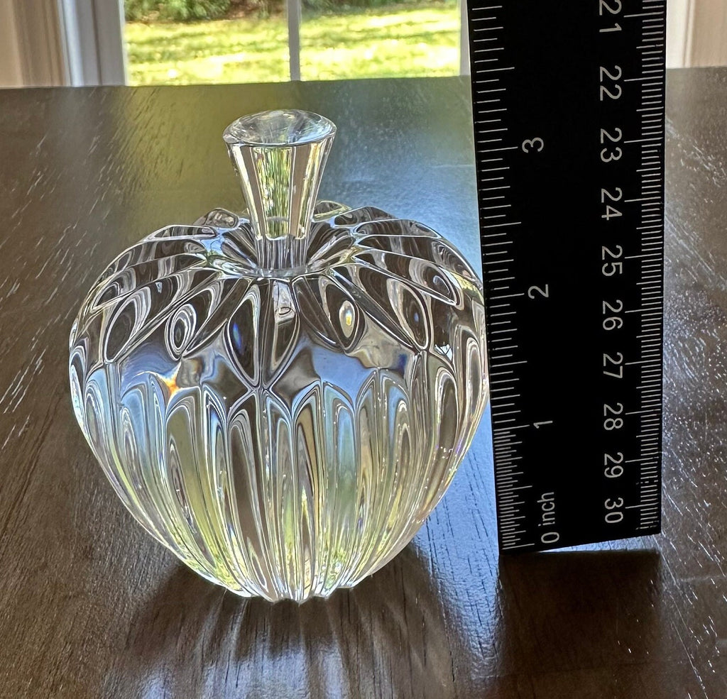 Waterford Crystal Apple Paperweight